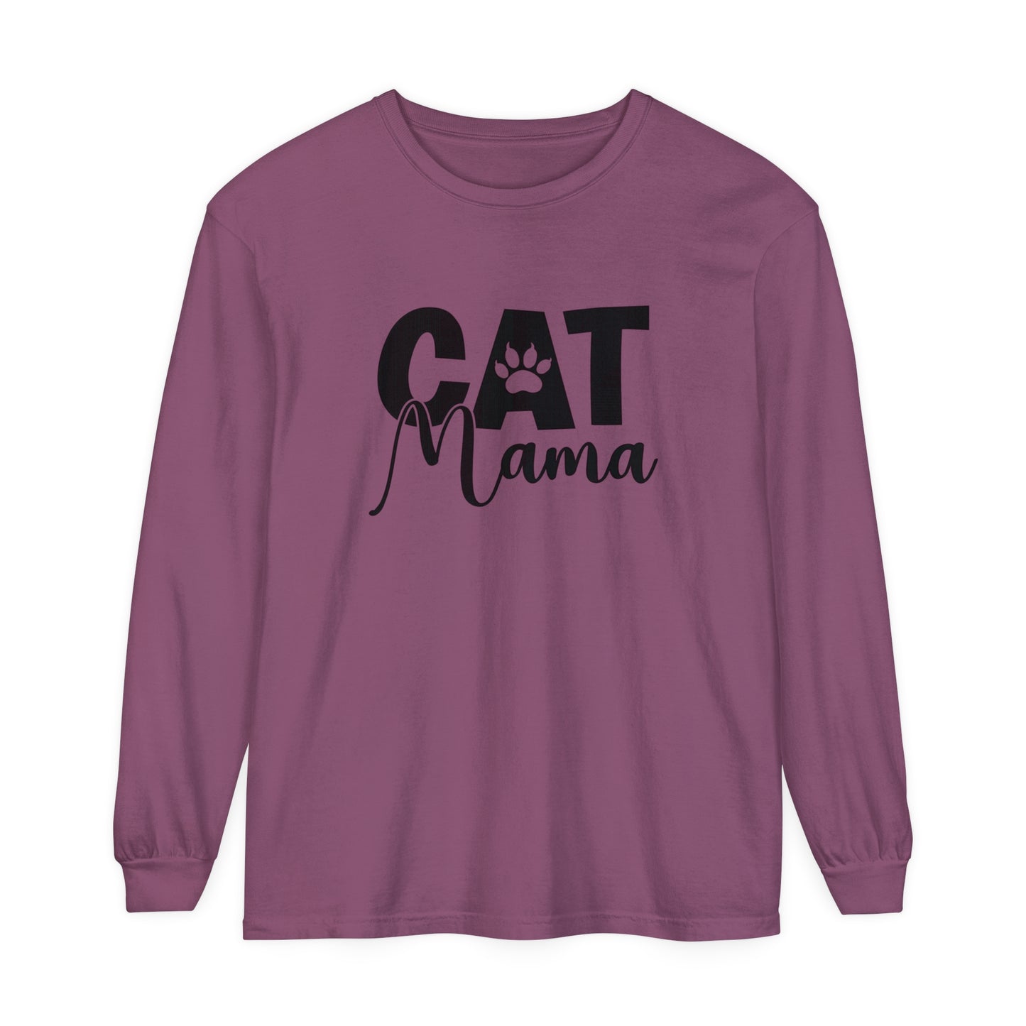 Cat Mama Women's Loose Long Sleeve T-Shirt