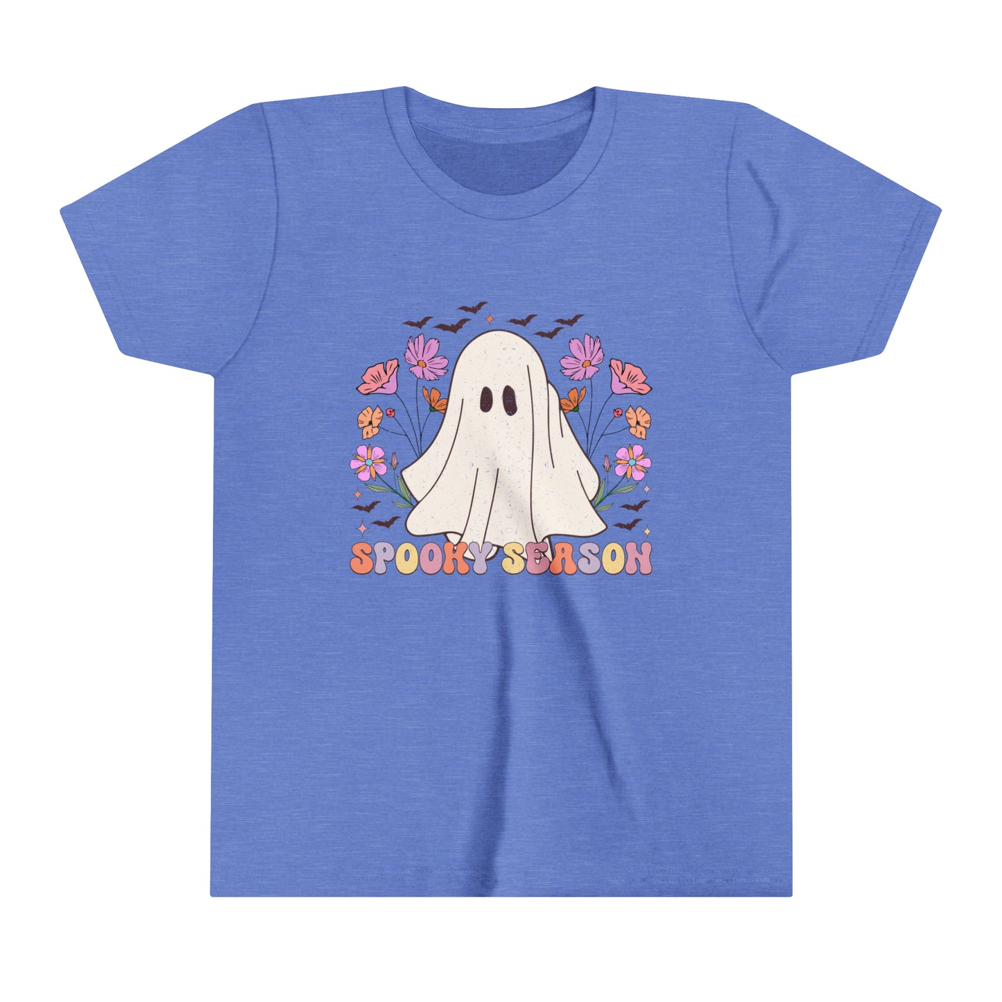 Spooky Season Ghost Girl's Youth Short Sleeve Tee