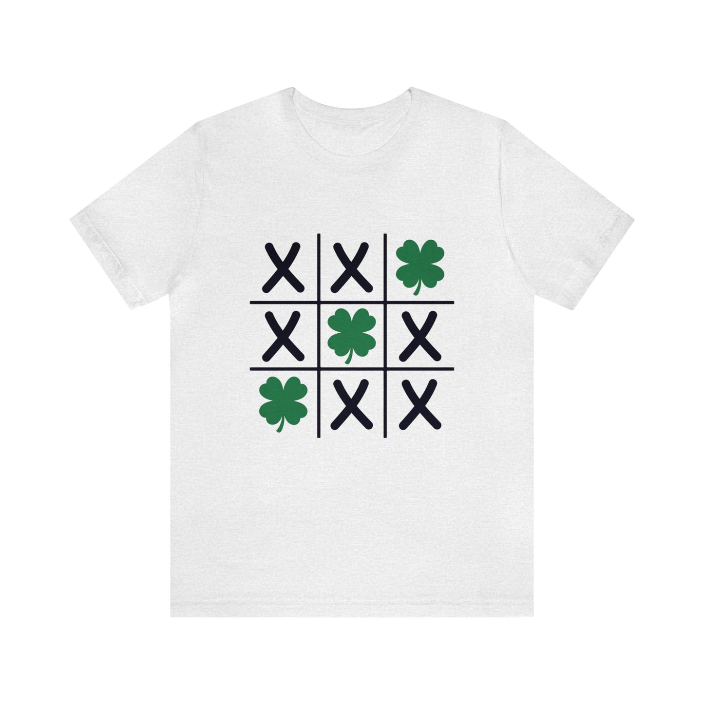 TIC TAC TOE Shamrock St. Patrick's Day Women's Tshirt