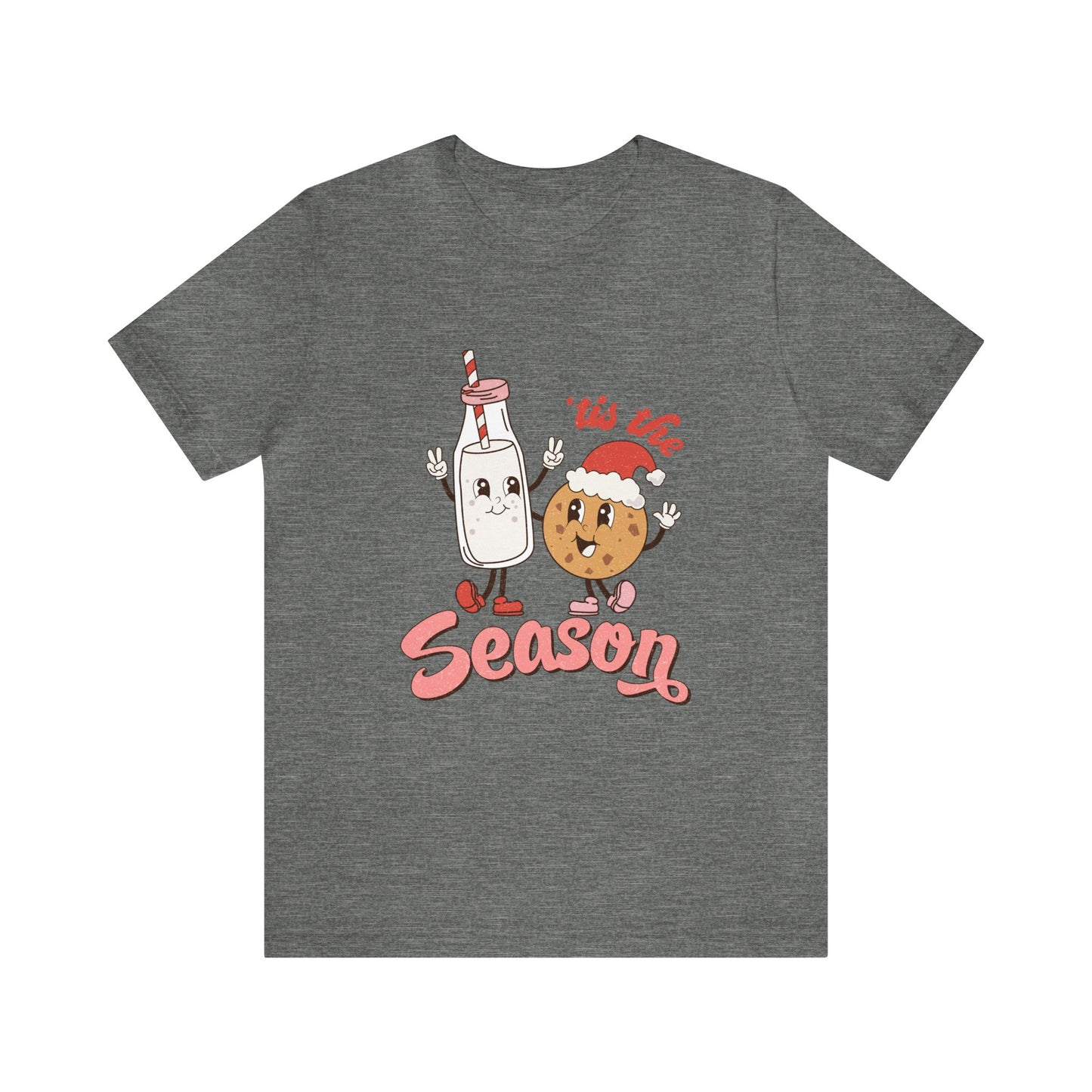 Milk & Cookies 'Tis the Season Women's Short Sleeve Christmas T Shirt