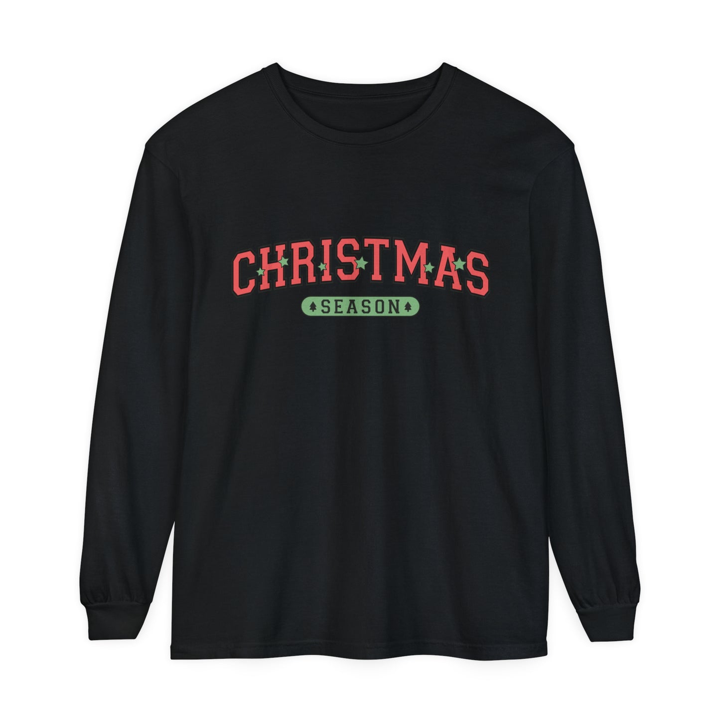 Christmas Season Women's Loose Long Sleeve T-Shirt