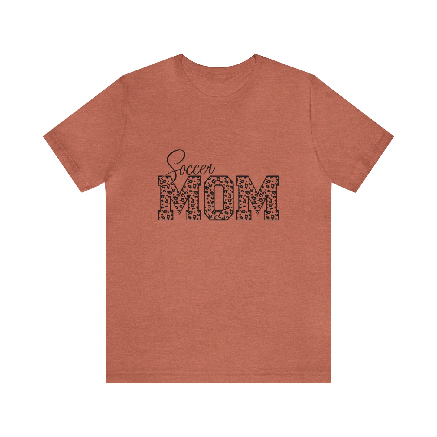 Soccer mom with animal print Short Sleeve Women's Tee