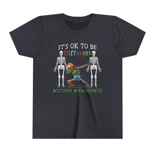 It's OK to be different autism awareness, youth shirt
