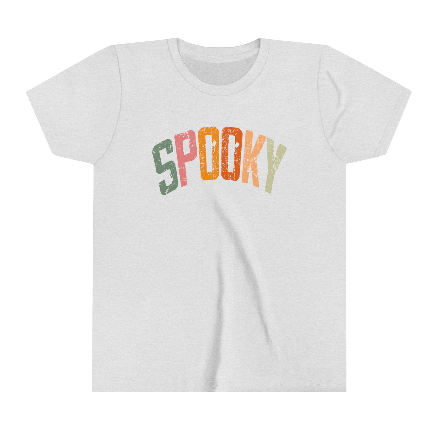 Spooky Halloween Fall Girl's Youth Short Sleeve Tee