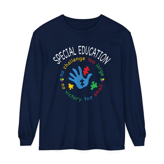 Special Education No challenge too big Women's Long Sleeve T-Shirt