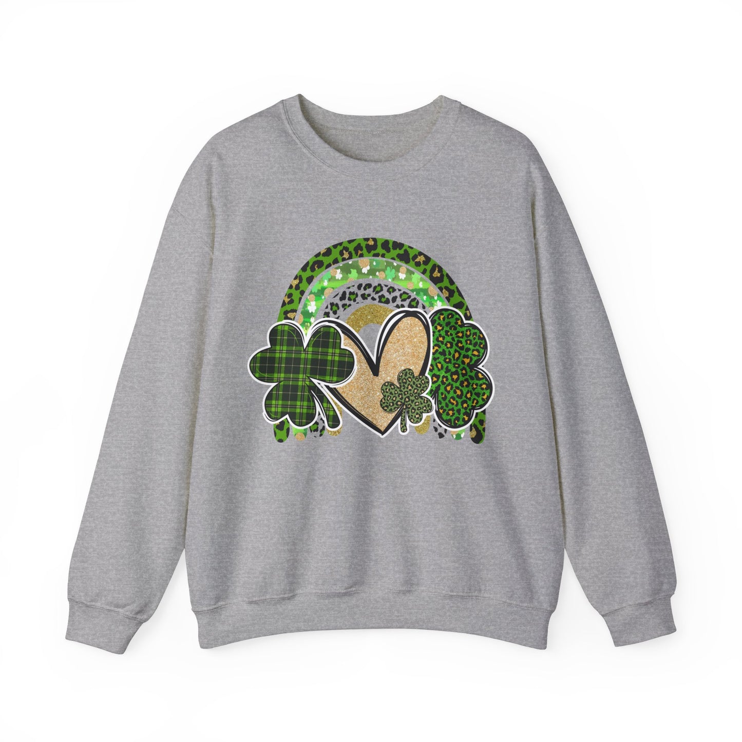 Shamrock Rainbow St. Patrick's Day Shamrock Women's Sweatshirt