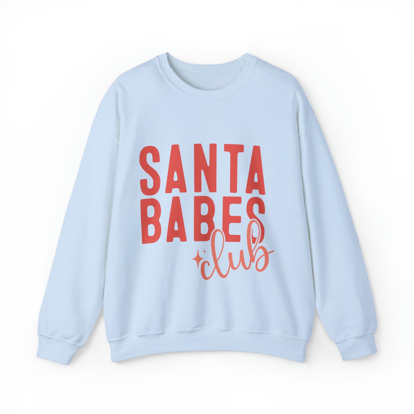 Santa Babes Club Women's Christmas Crewneck Sweatshirt