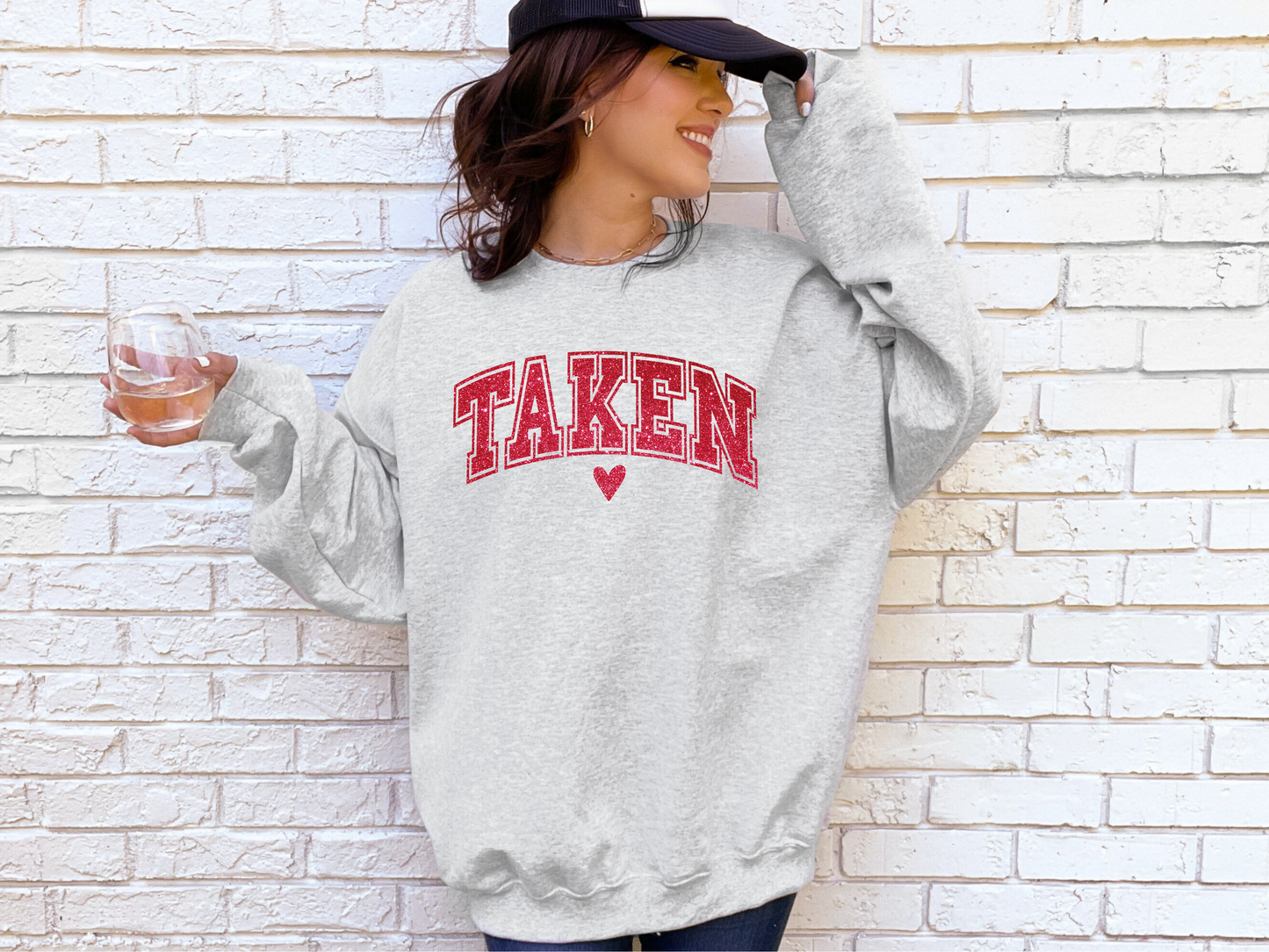 Taken <3 Valentine Women's Sweatshirt