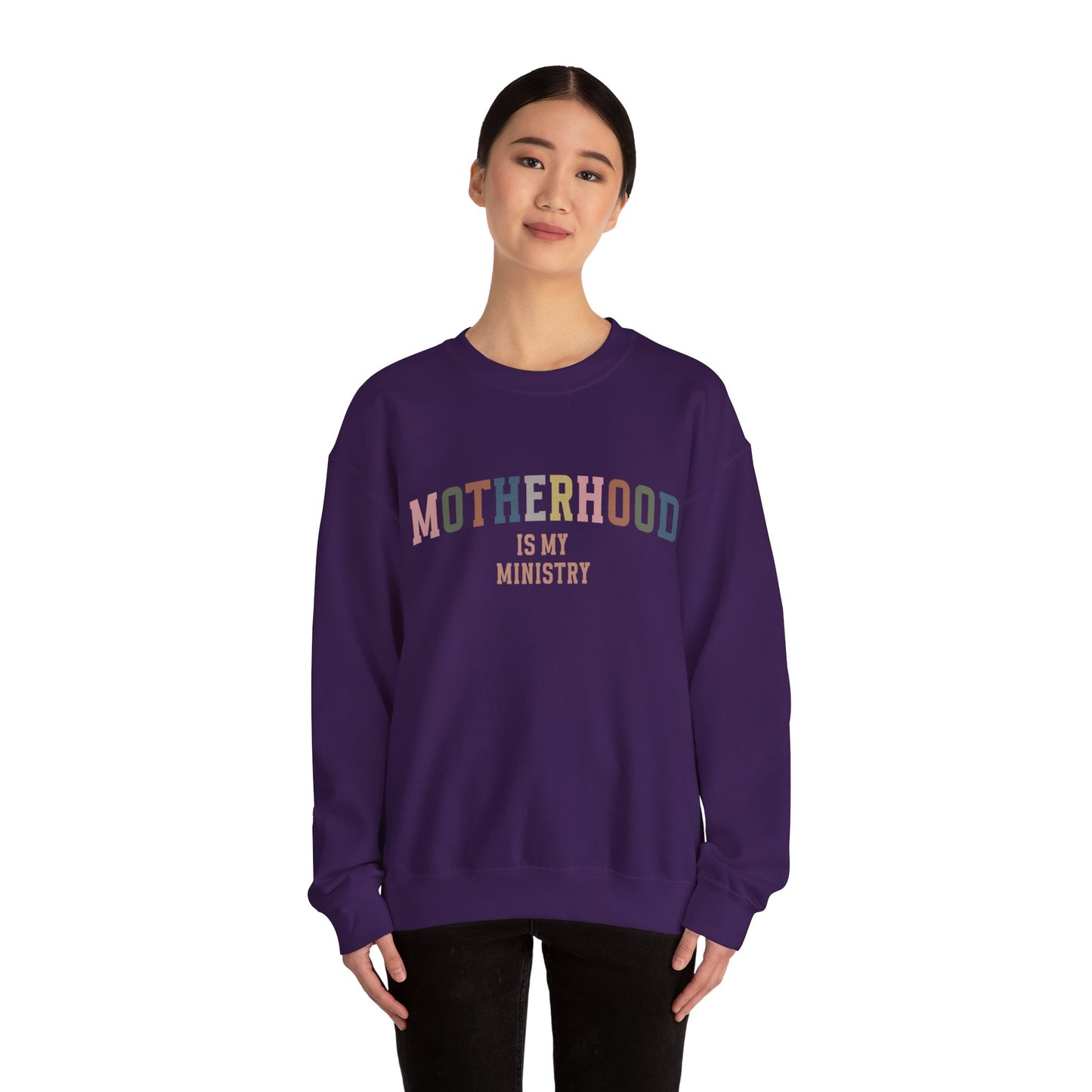 Motherhood is my ministry Women's Mama Sweatshirt