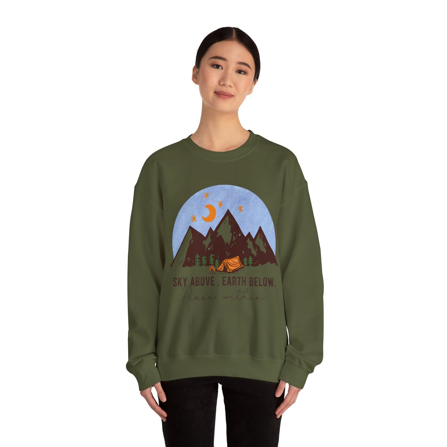 Camping Peace Within Women's Camping Hiking Sweatshirt