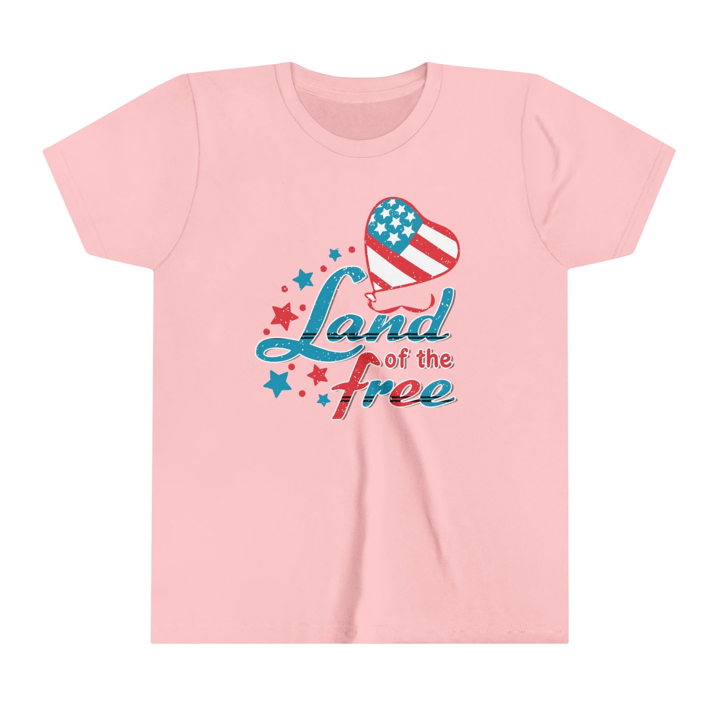 Land of the Free 4th of July USA Youth Shirt