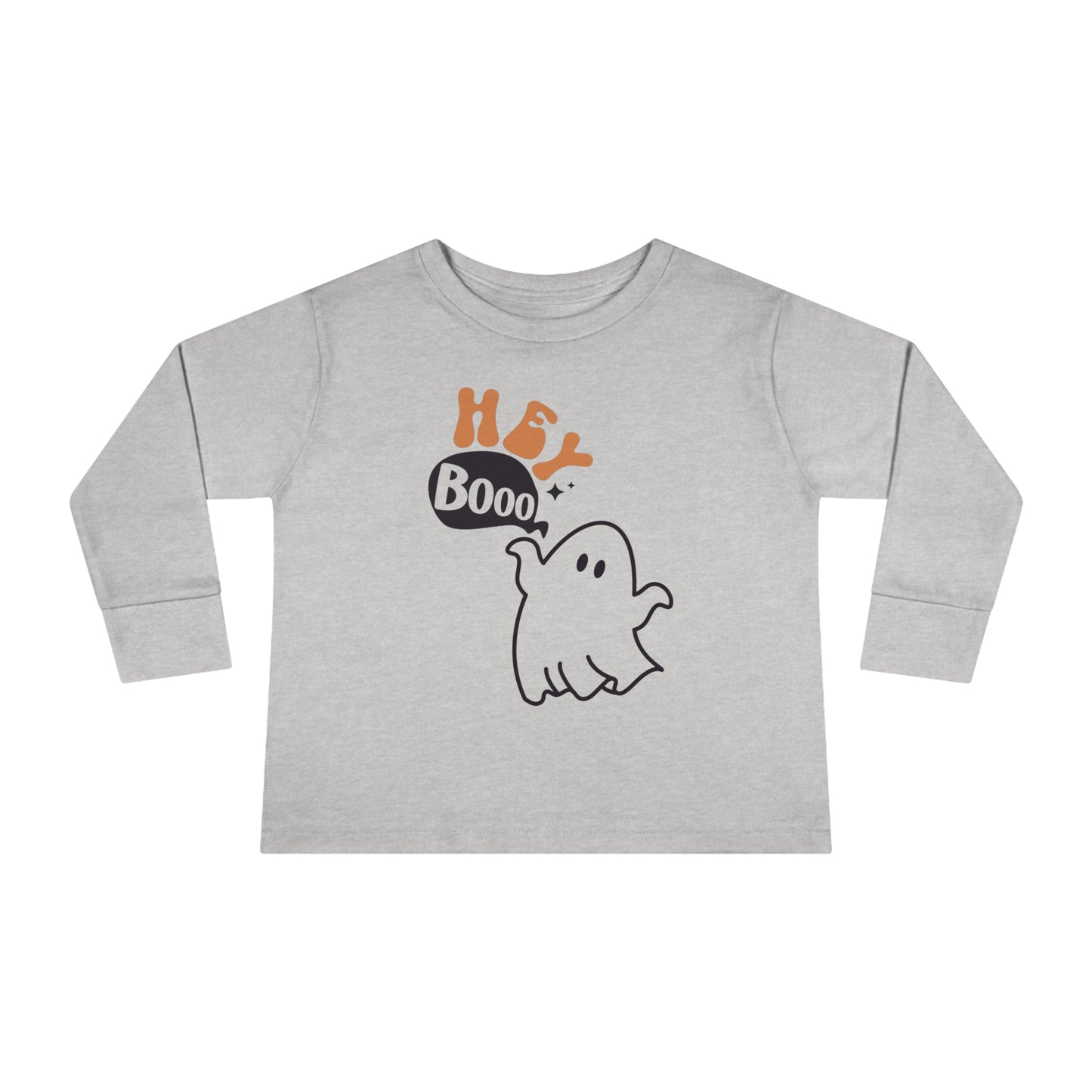 Hey Boo Toddler Long Sleeve Tee