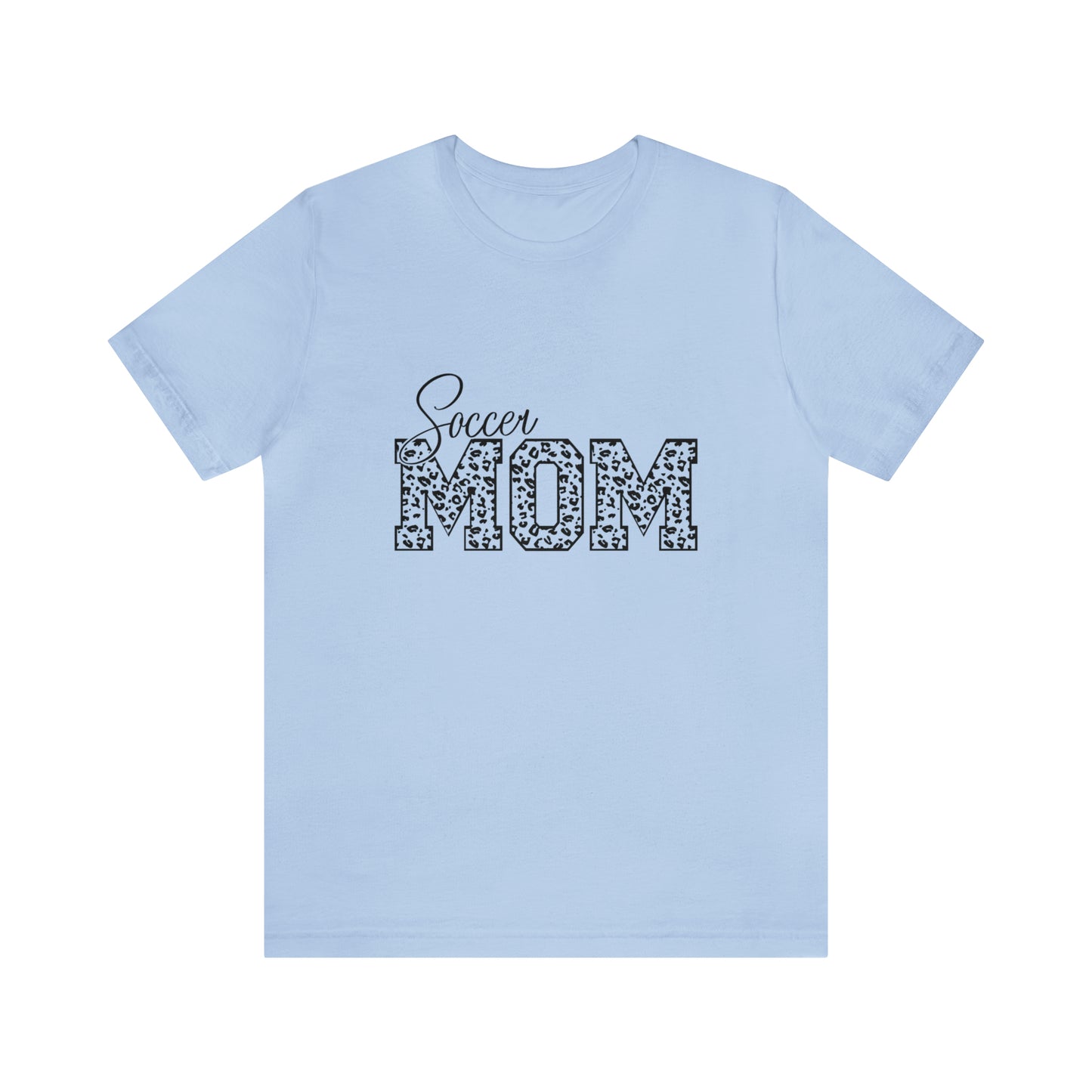 Soccer mom with animal print Short Sleeve Women's Tee