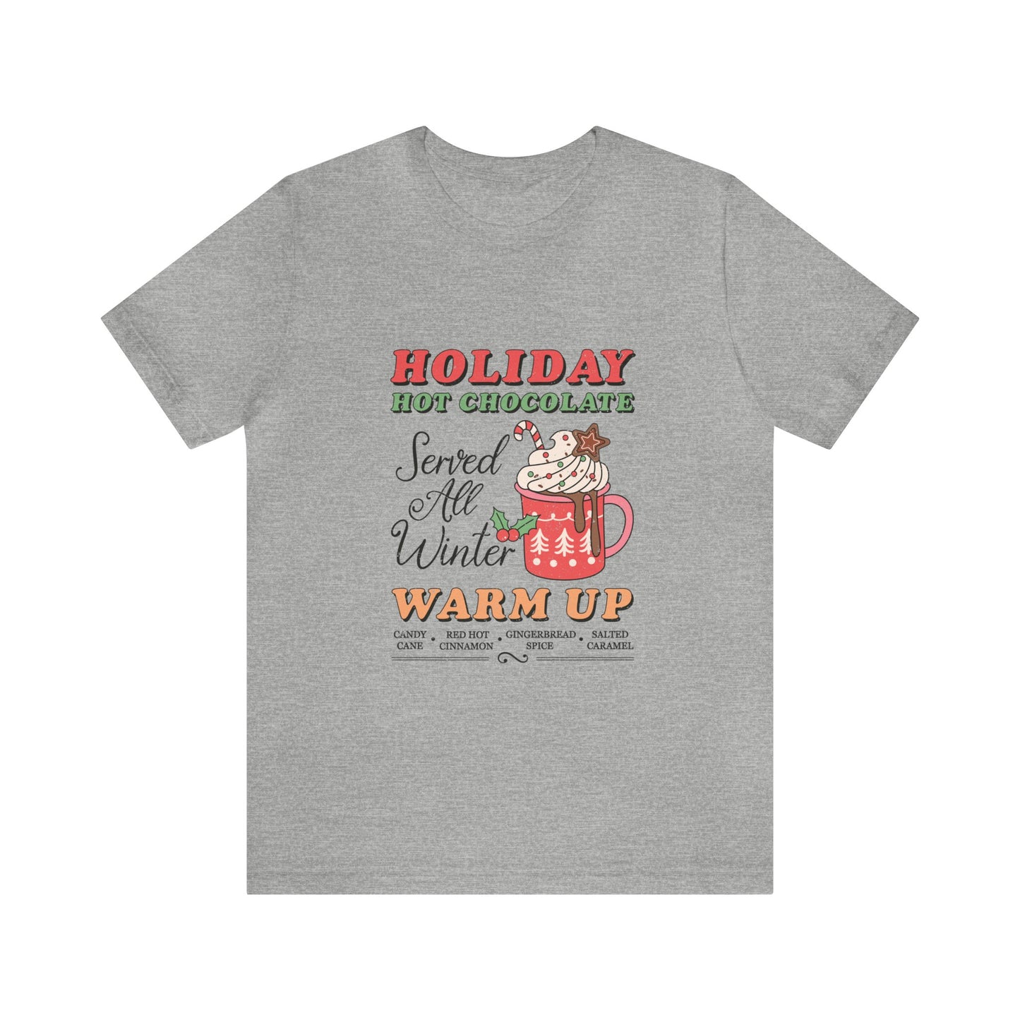 Holiday Hot Chocolate Women's Short Sleeve Christmas T Shirt