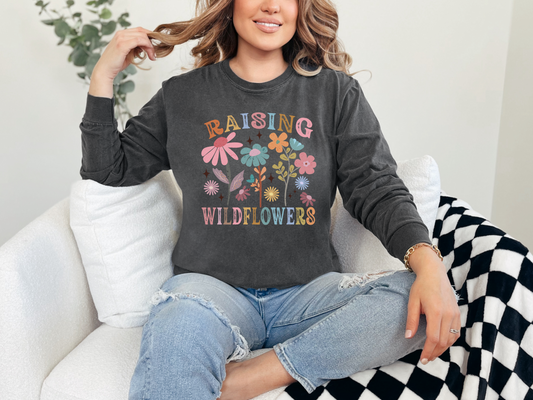 Raising Wildflowers Women's Loose Long Sleeve T-Shirt
