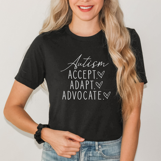 Autism Accept Short Sleeve Women's Tee