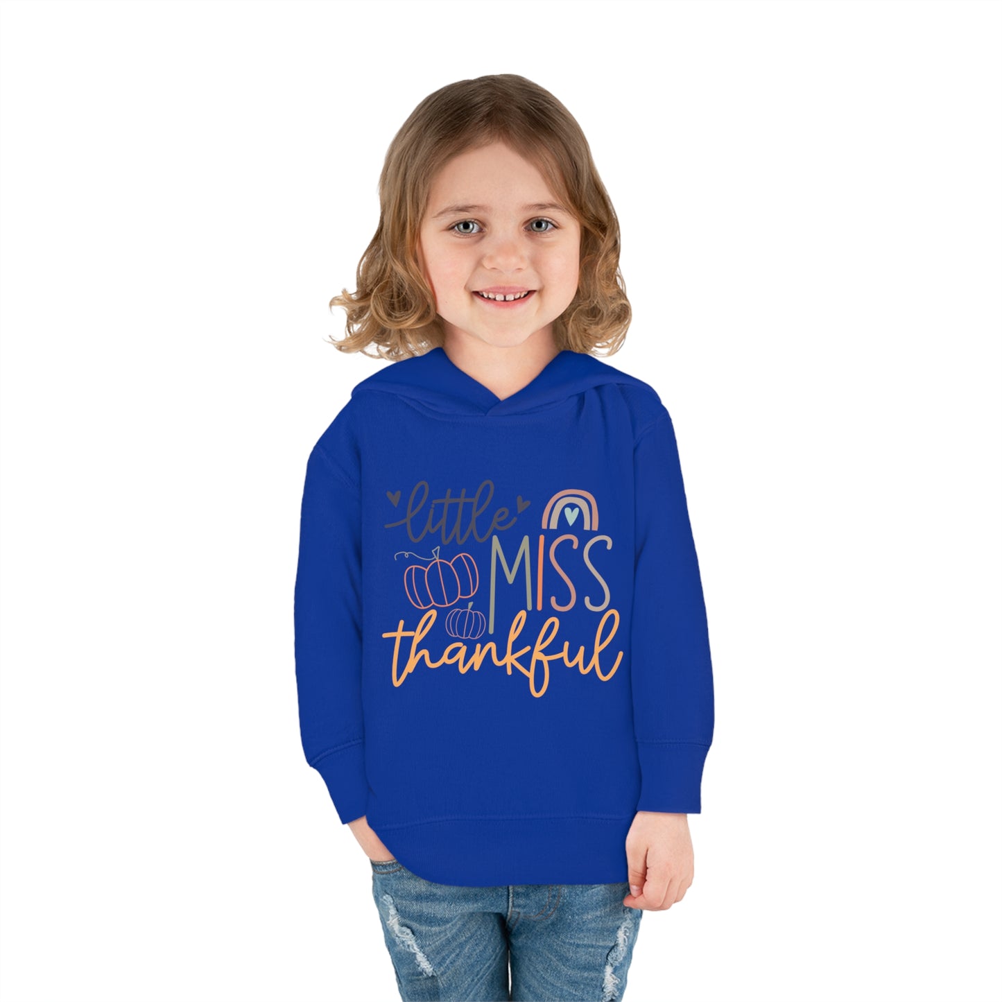 Style 4 Little Miss Thankful Toddler Pullover Fleece Hoodie