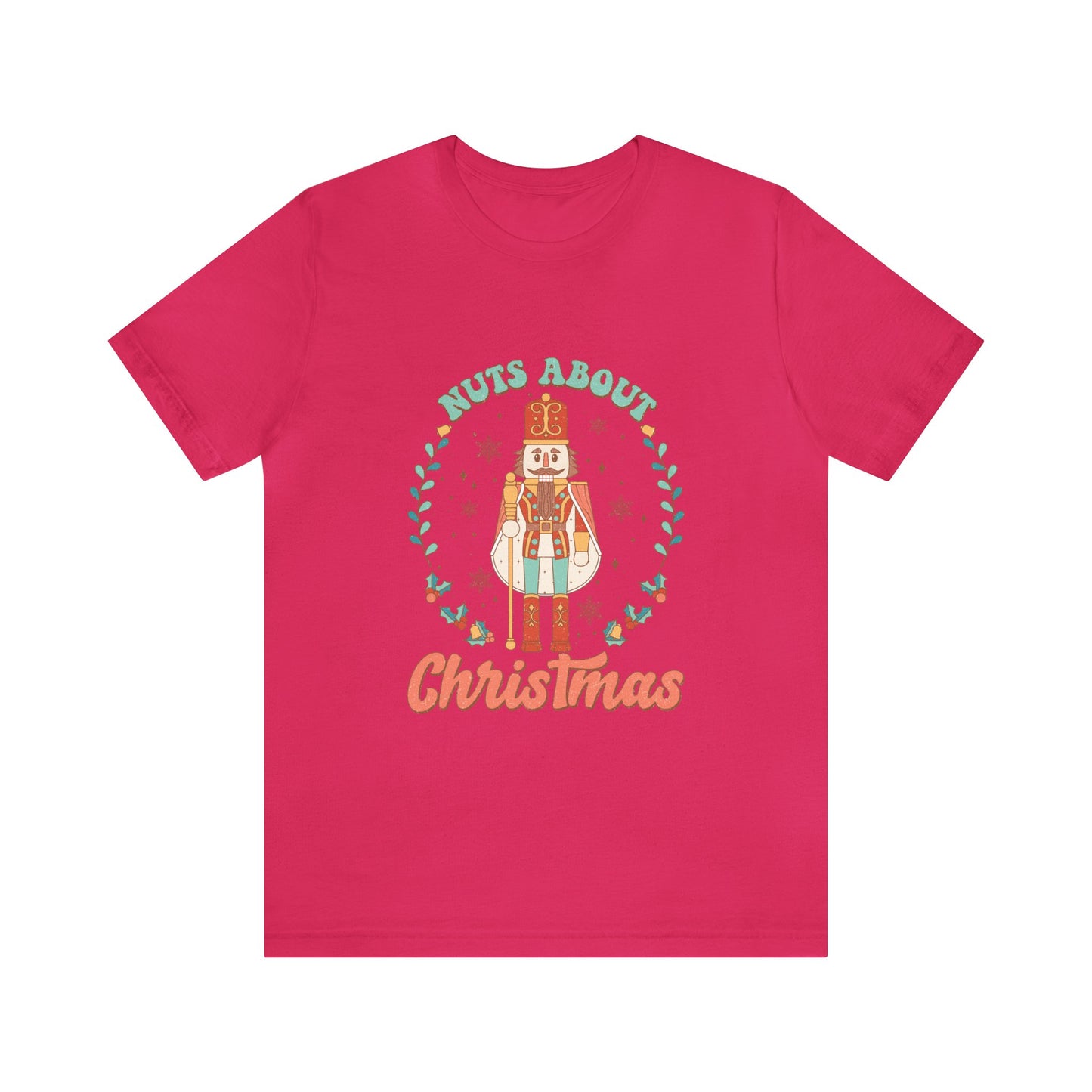 Nuts About Christmas Women's Short Sleeve Christmas T Shirt