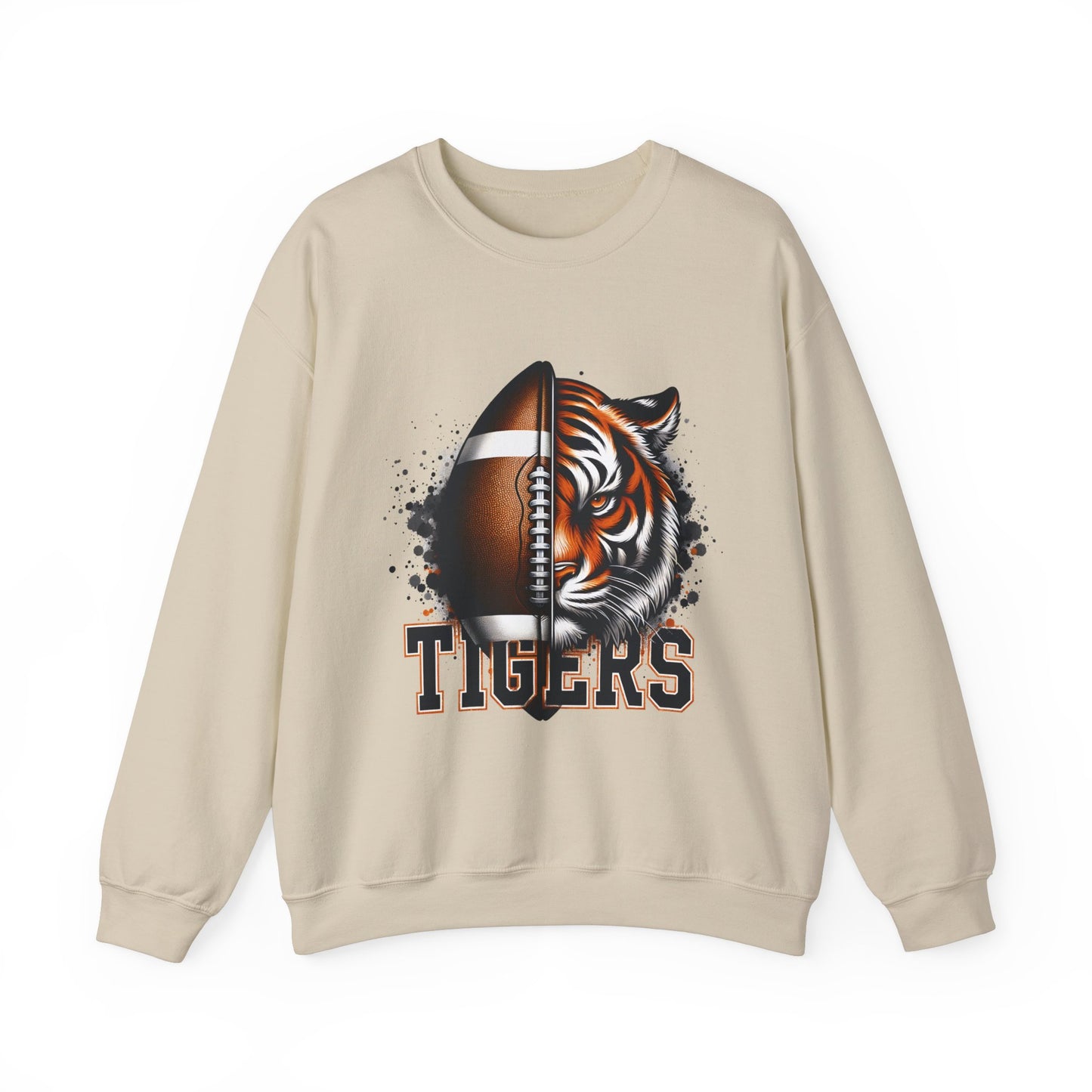 Tigers Football Adult Unisex Crewneck Sweatshirt