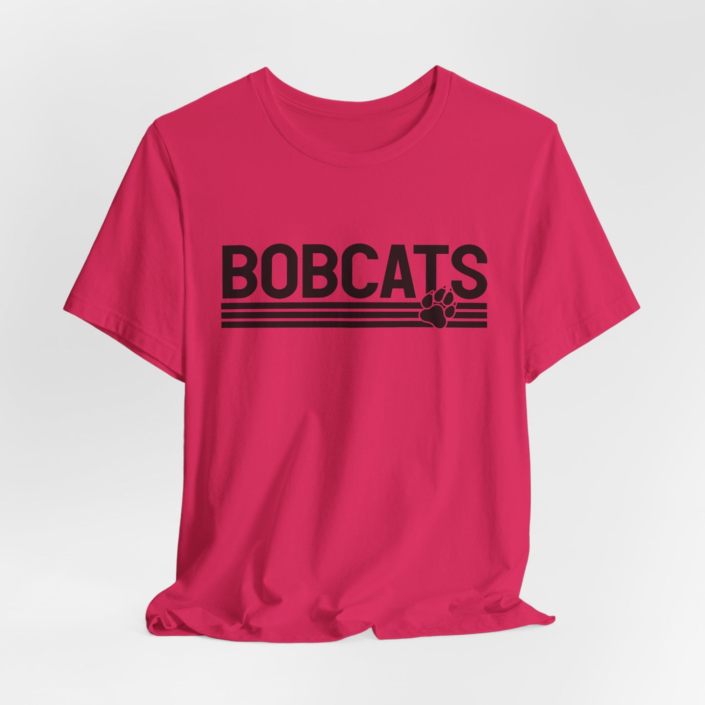 Bobcats Adult Unisex Short Sleeve Tee