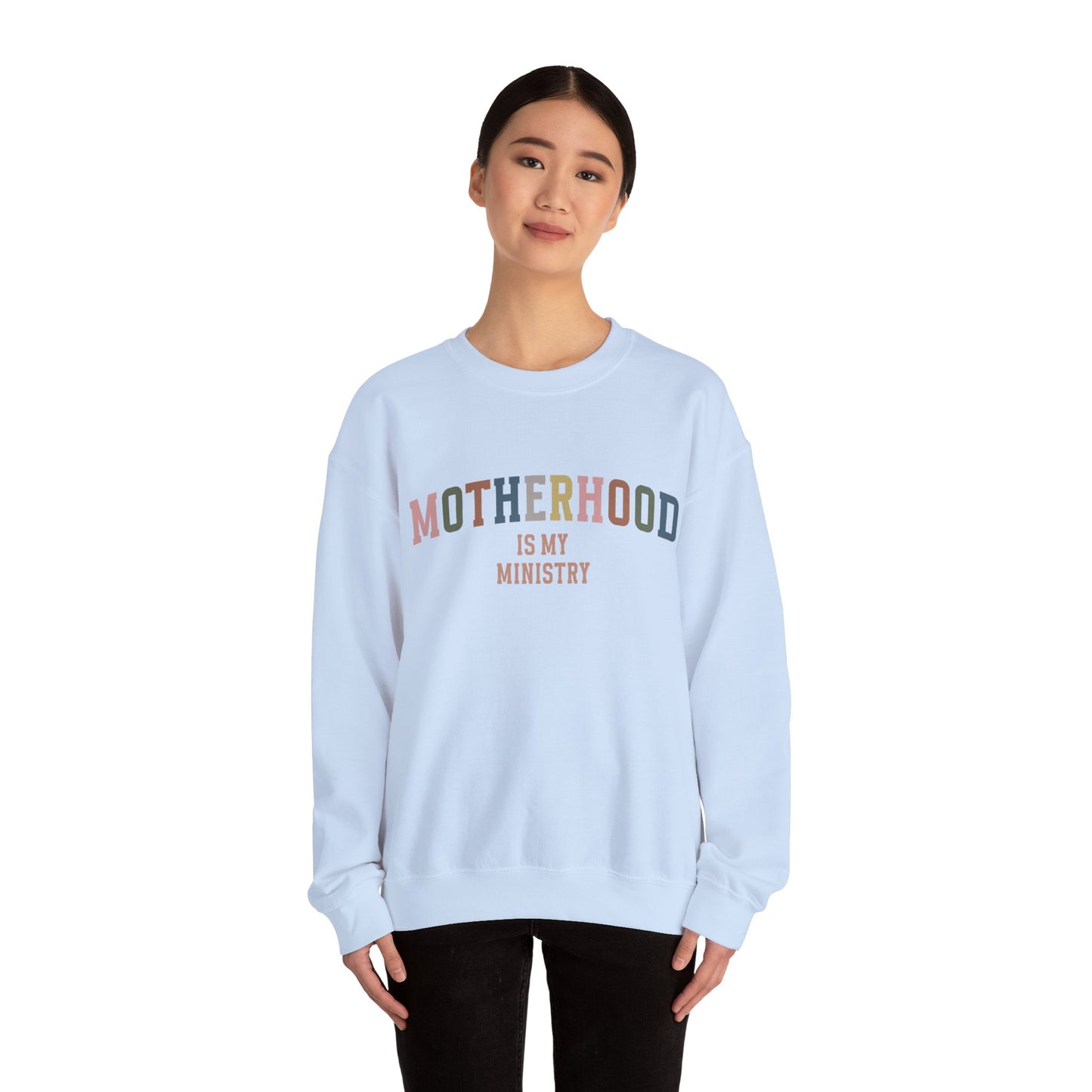 Motherhood is my ministry Women's Mama Sweatshirt