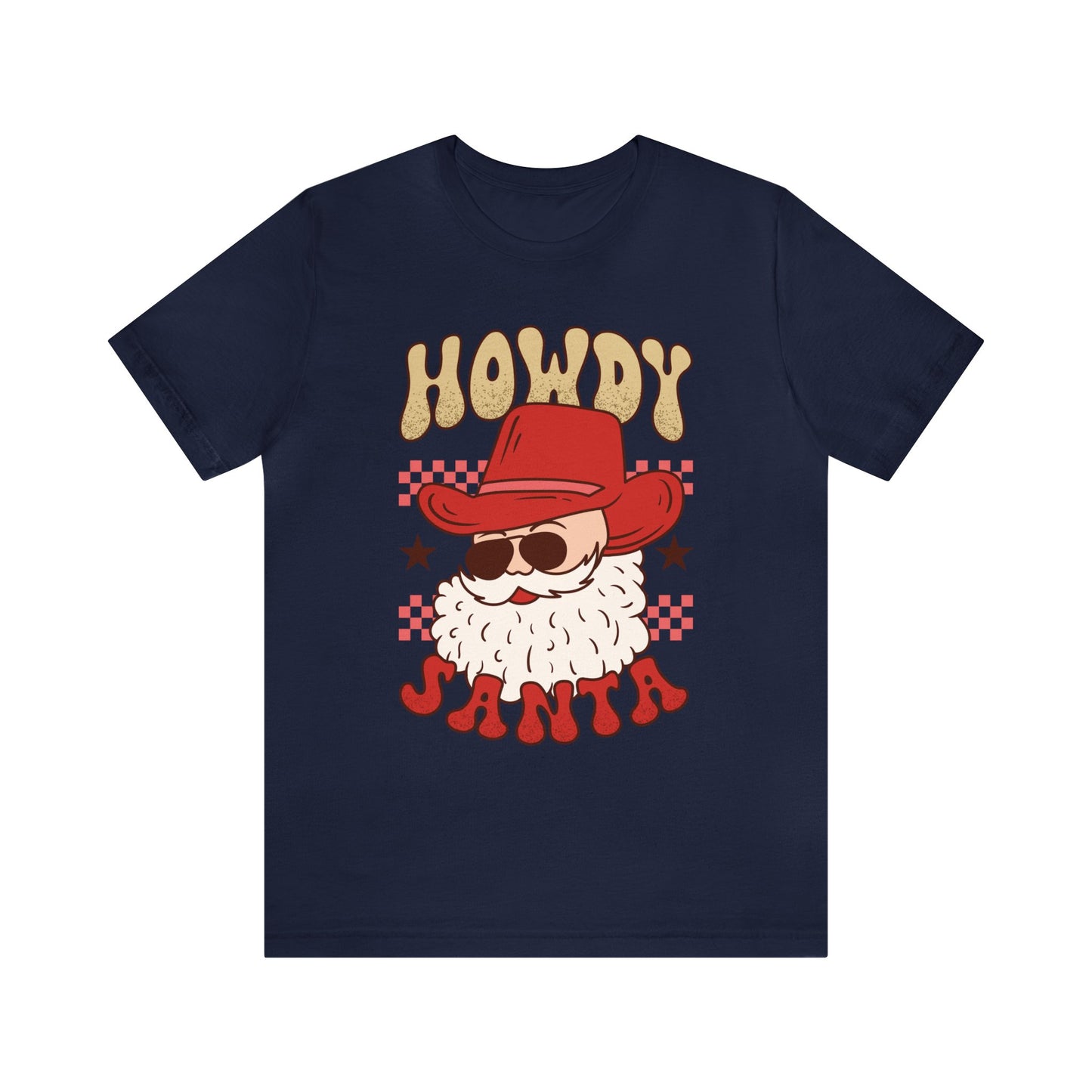 Howdy Santa Women's Short Sleeve Christmas T-shirt