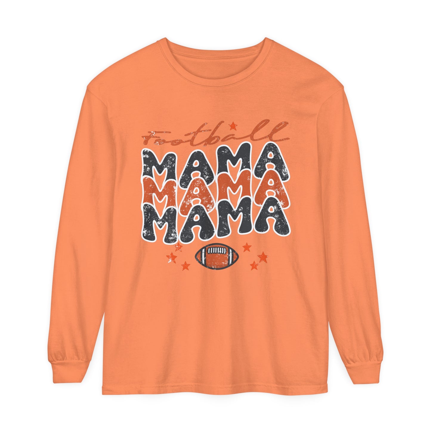 Football Mama Women's Loose Long Sleeve T-Shirt