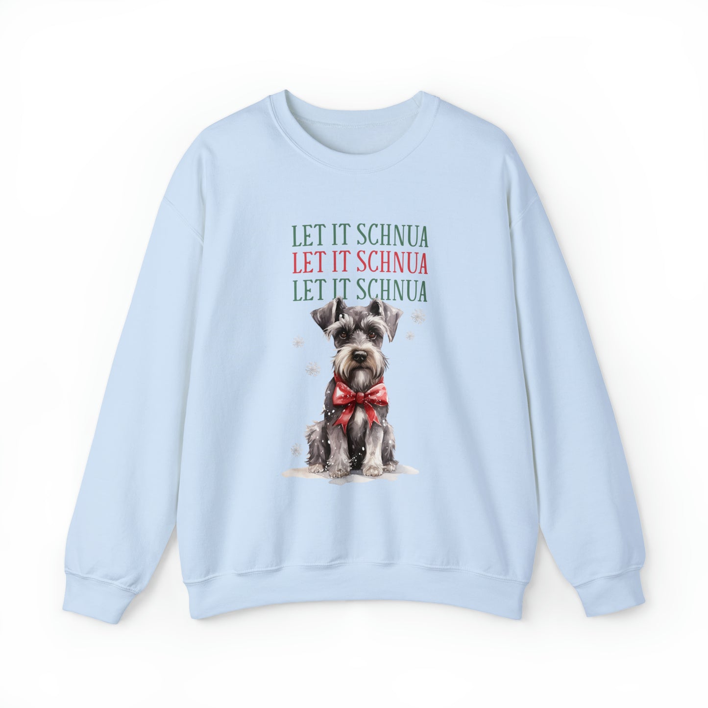 Christmas Schnauzer Crewneck Sweatshirt Women's and Men's