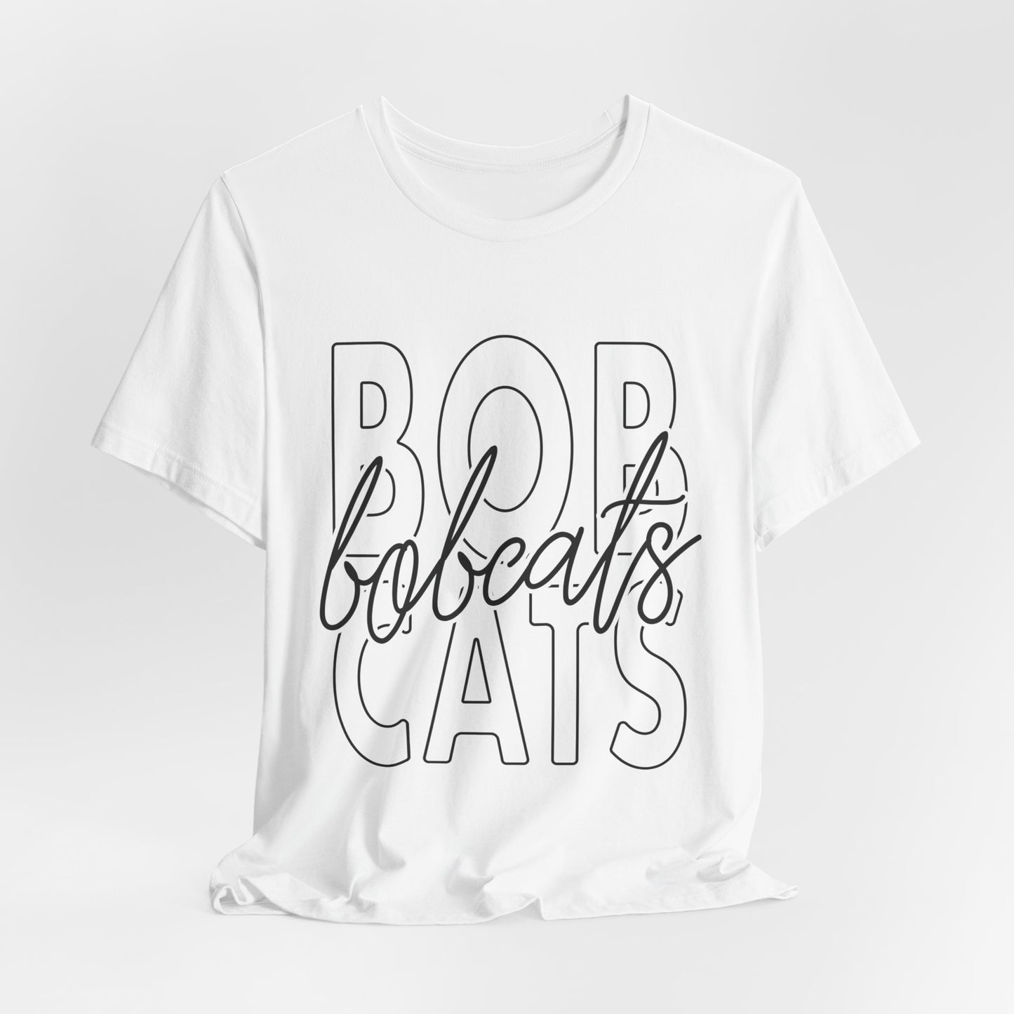 Bobcats Adult Unisex Short Sleeve Tee