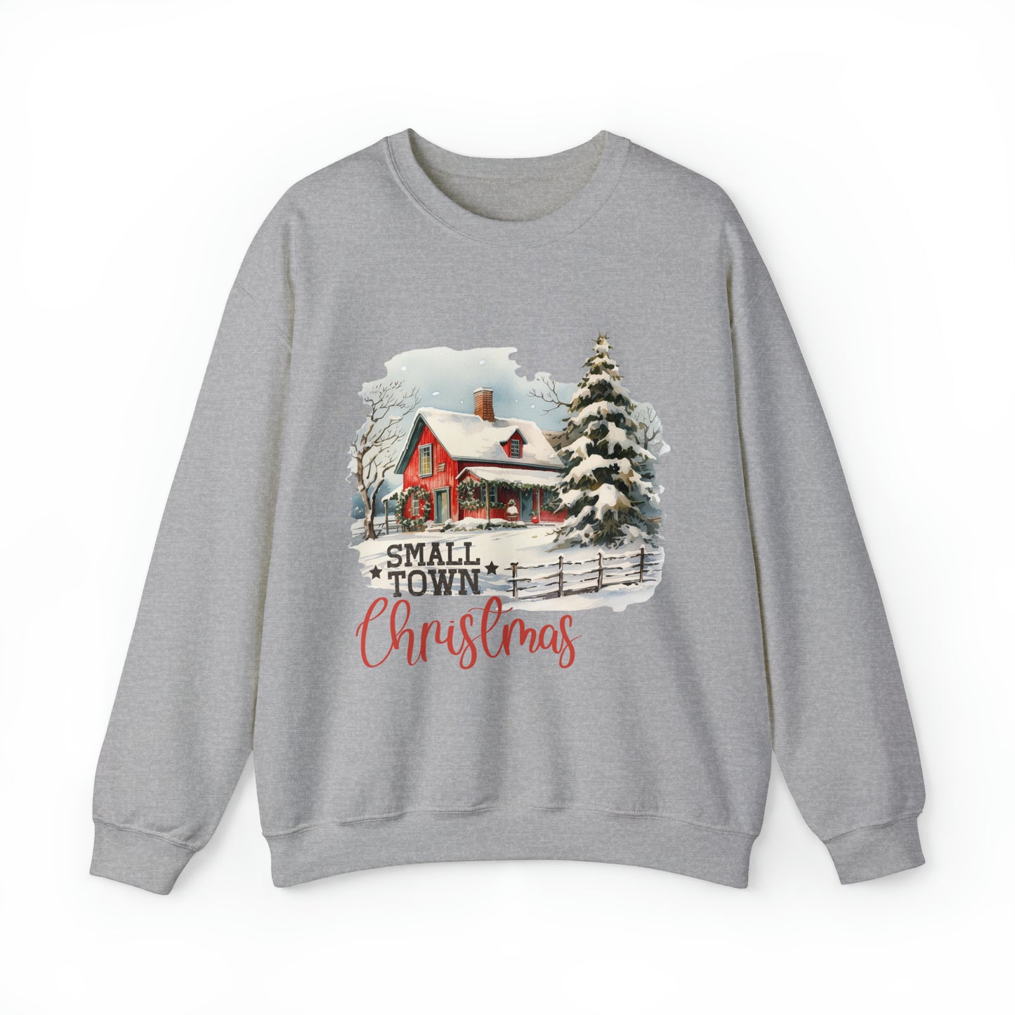 Small Town Christmas Women's Christmas Crewneck Sweatshirt