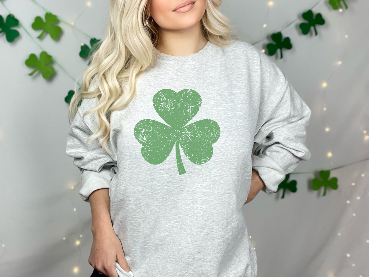 St. Patrick's Day Shamrock Women's Unisex Sweatshirt