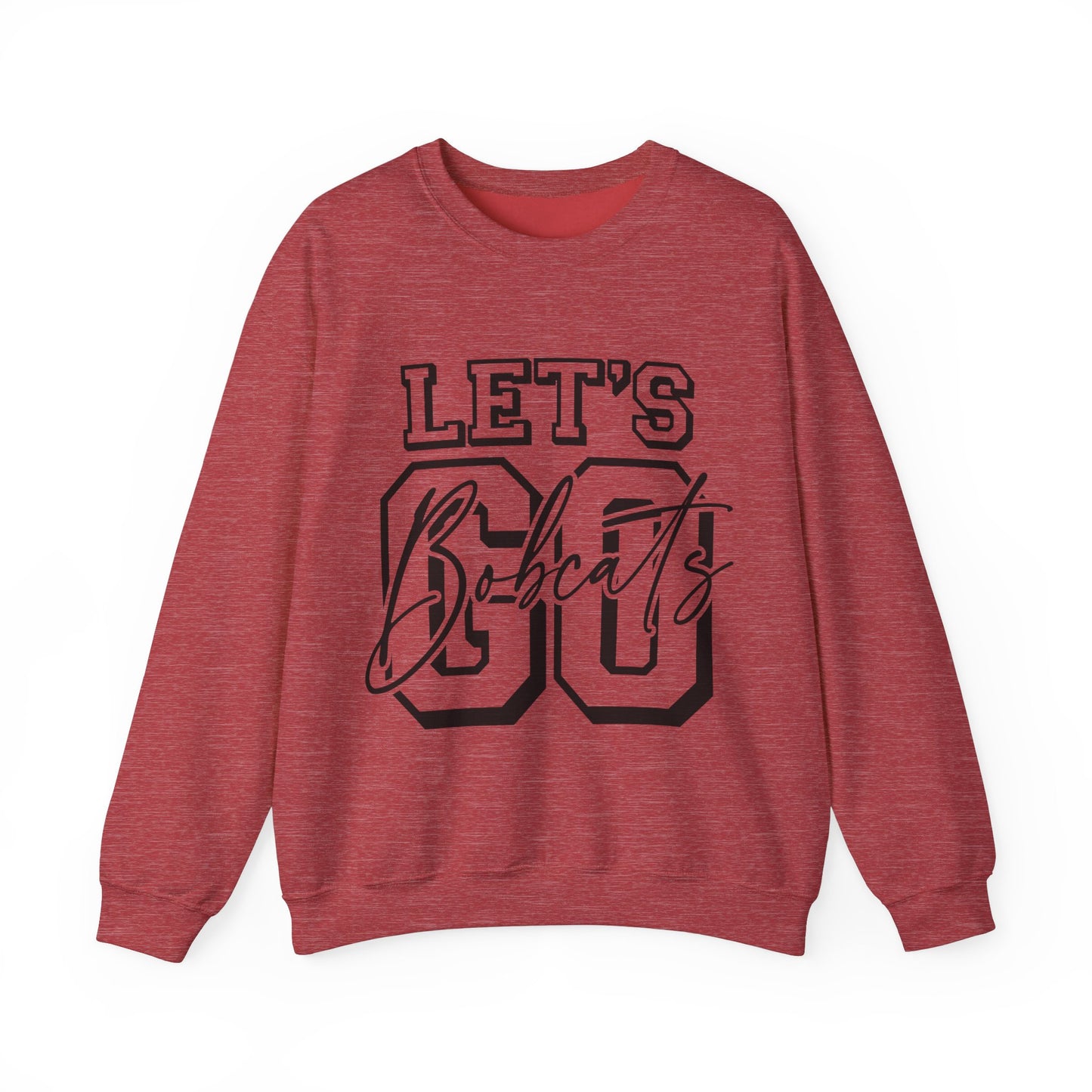 Let's Go Bobcats Adult Unisex Crewneck Sweatshirt