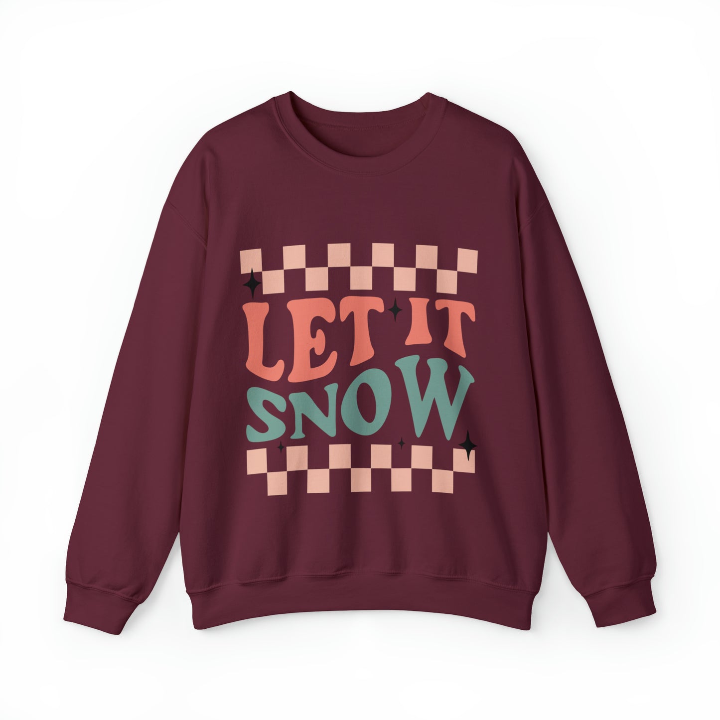 Let it snow Women's Christmas Crewneck Sweatshirt