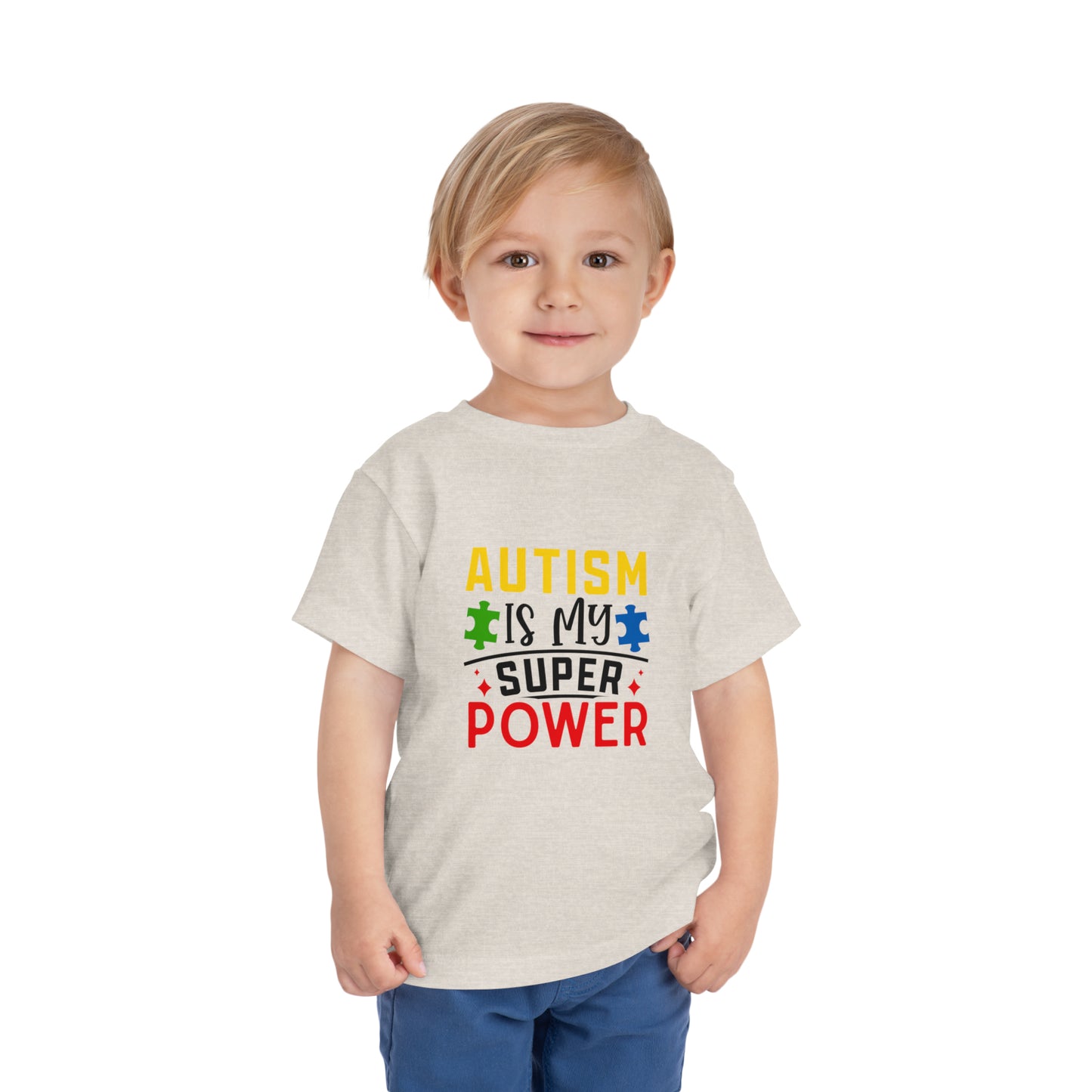 Autism is my super power Advocate Toddler Short Sleeve Tee