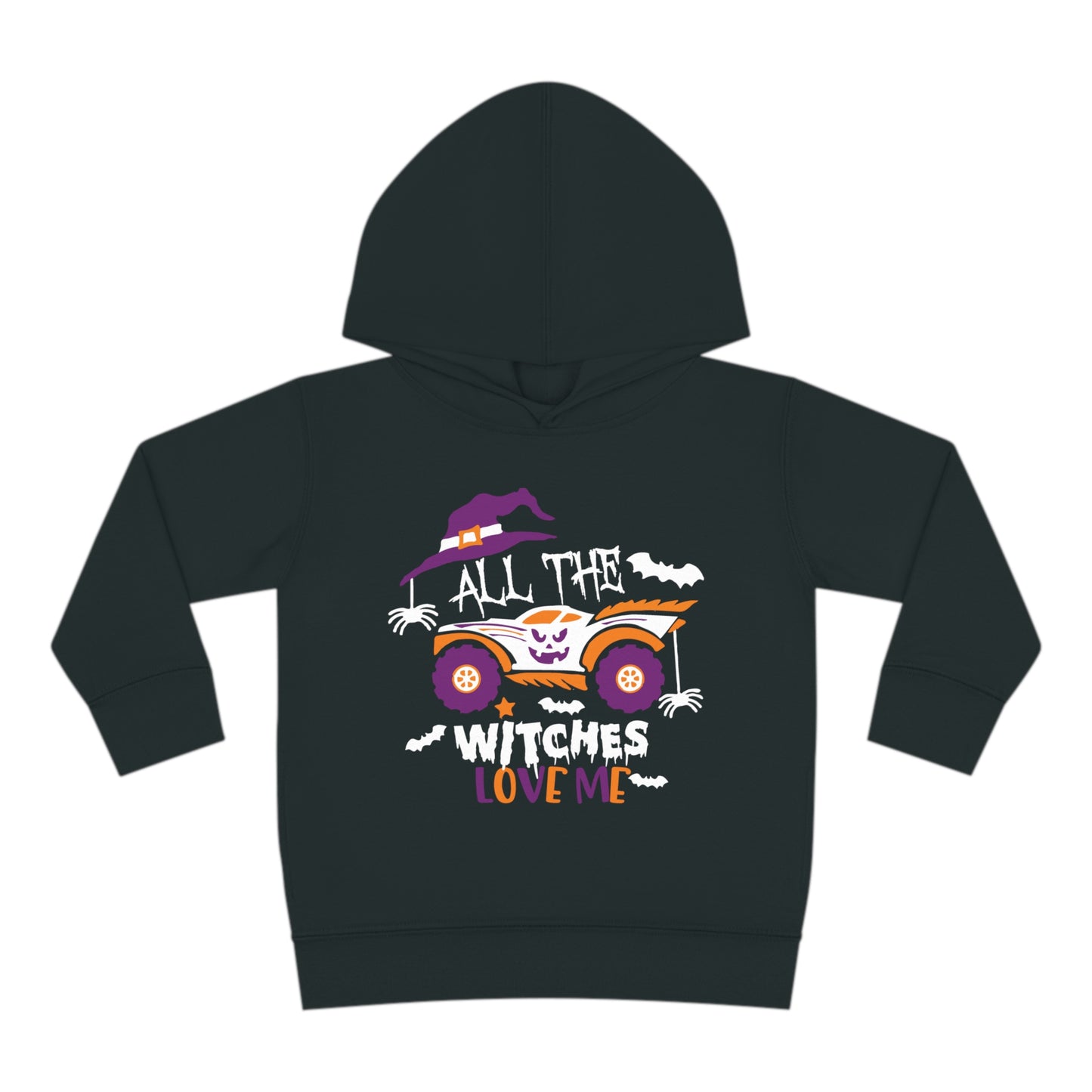 All the witches love me boy Halloween Toddler Pullover Fleece Hoodie