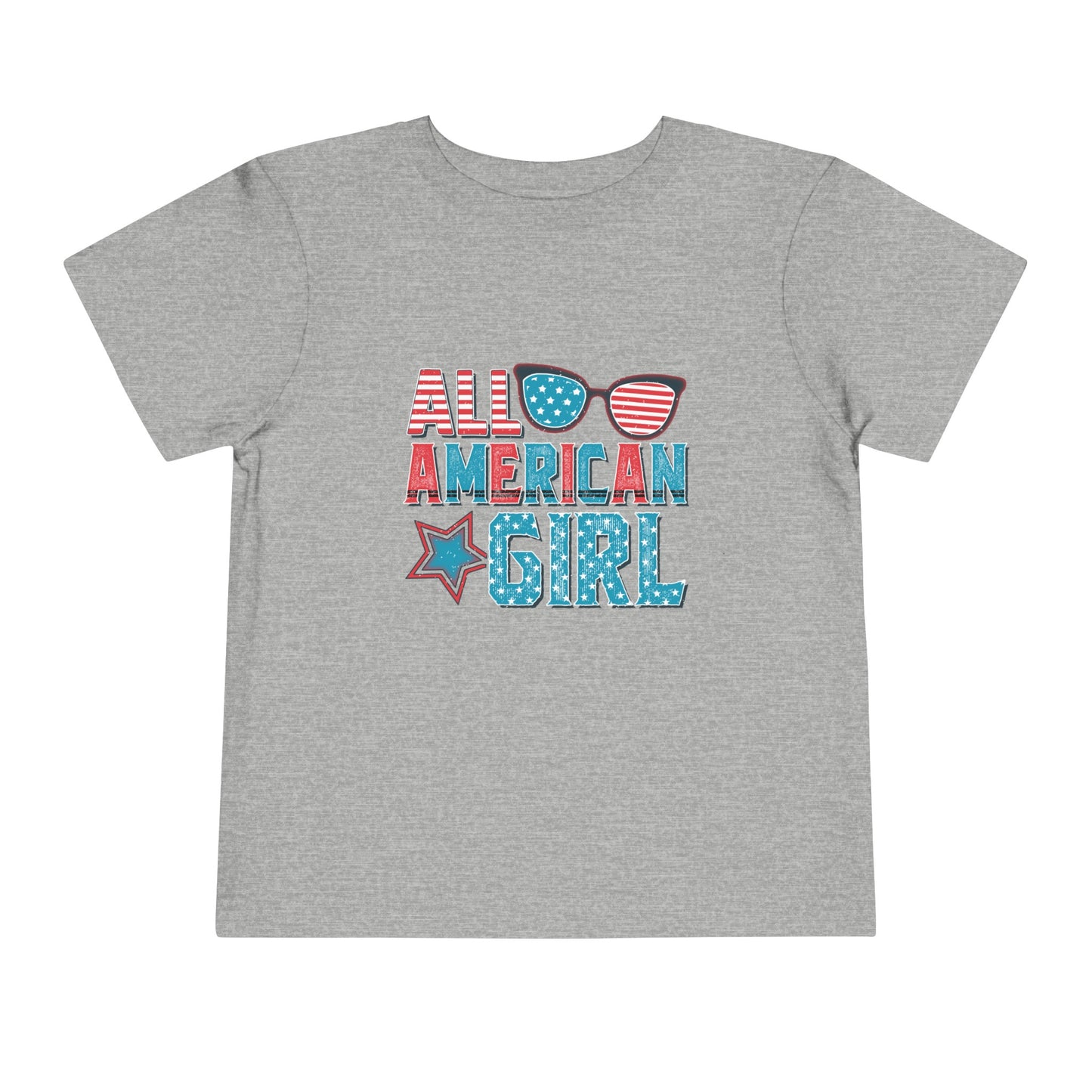 All American Toddler Girl's Short Sleeve Tee