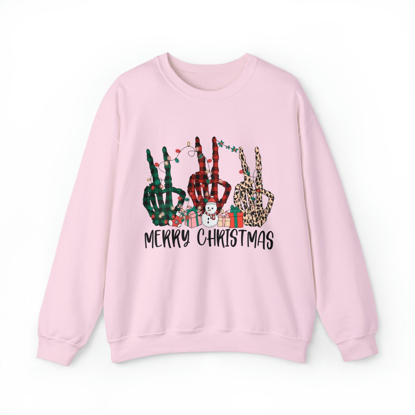 Women's Skeleton Peace Christmas Sweatshirt