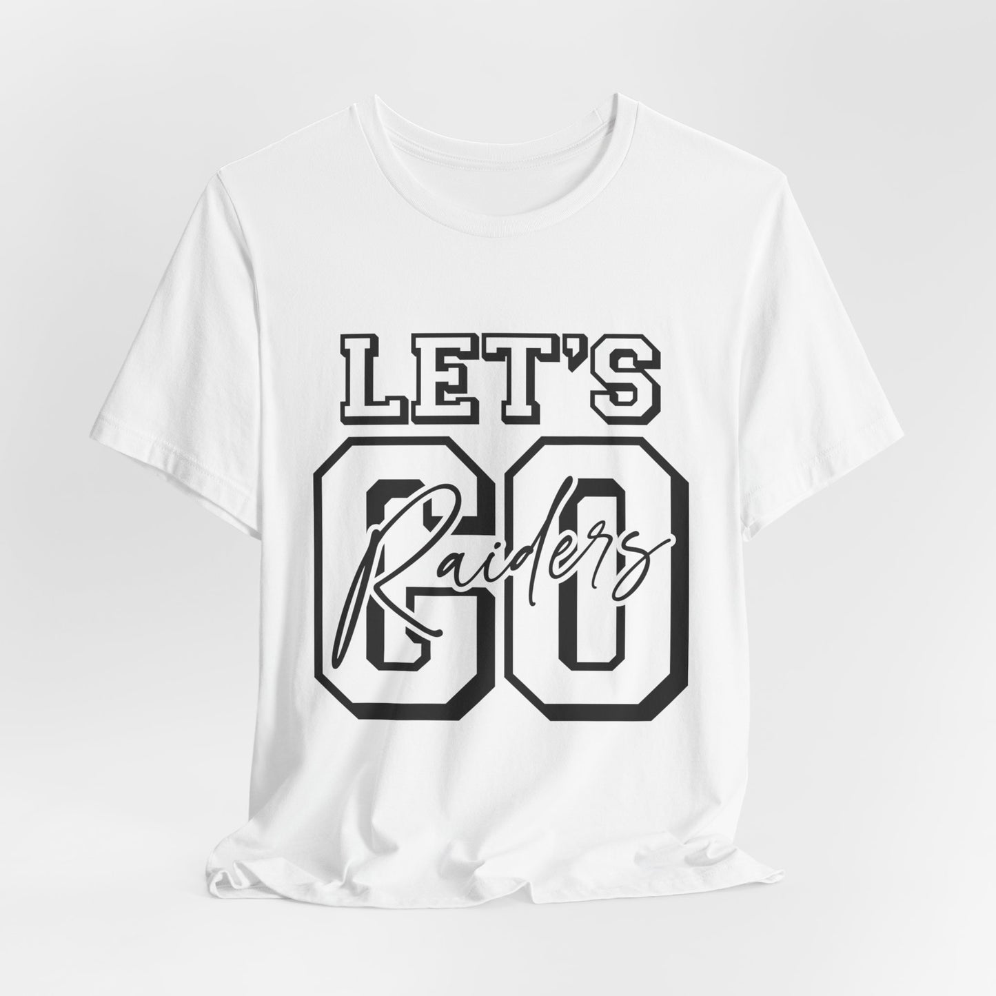 Let's Go Raiders Adult Unisex Short Sleeve Tee