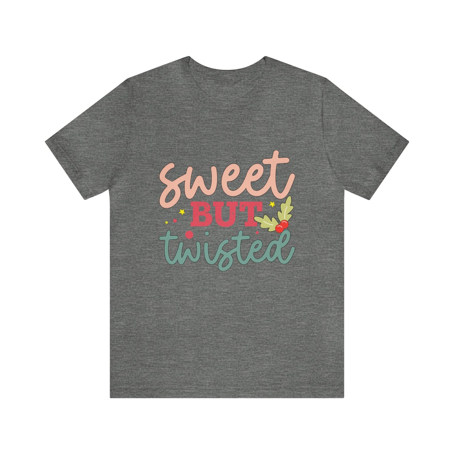 Sweet But Twisted Women's Funny Short Sleeve Christmas T Shirt
