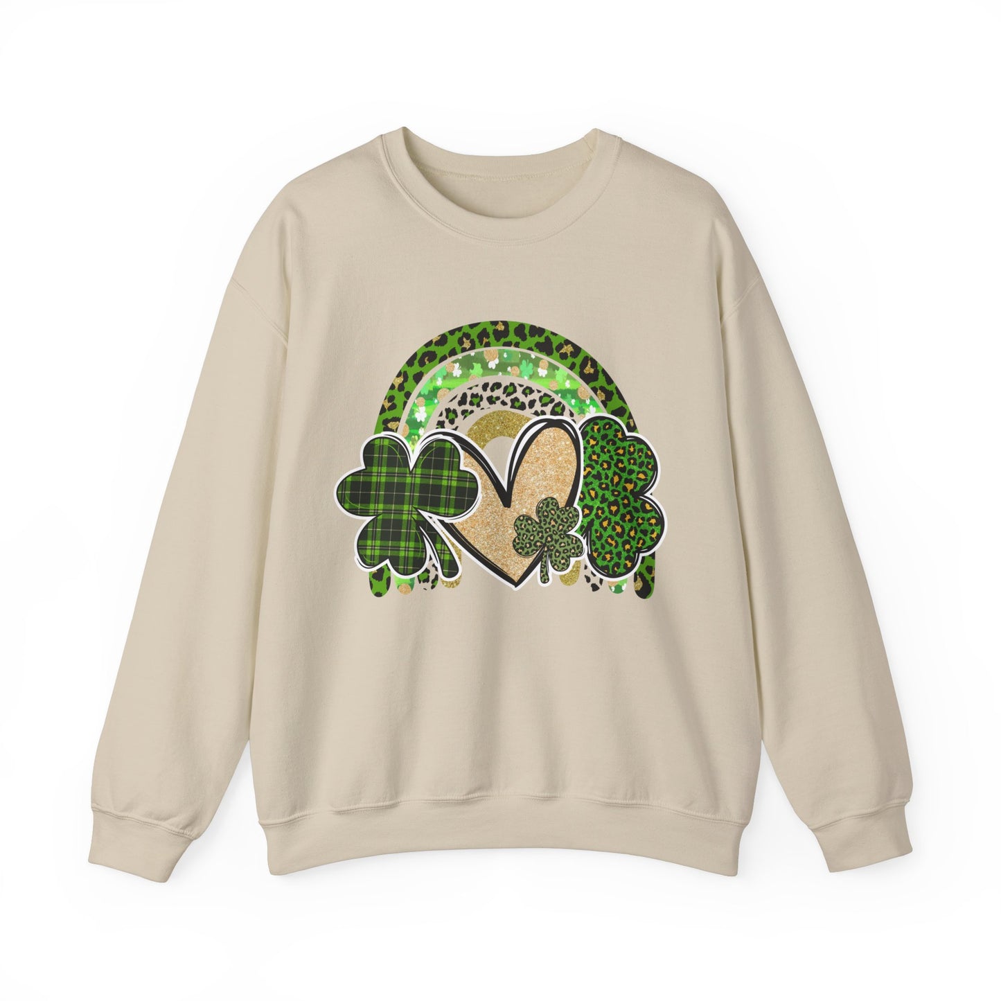 Shamrock Rainbow St. Patrick's Day Shamrock Women's Sweatshirt