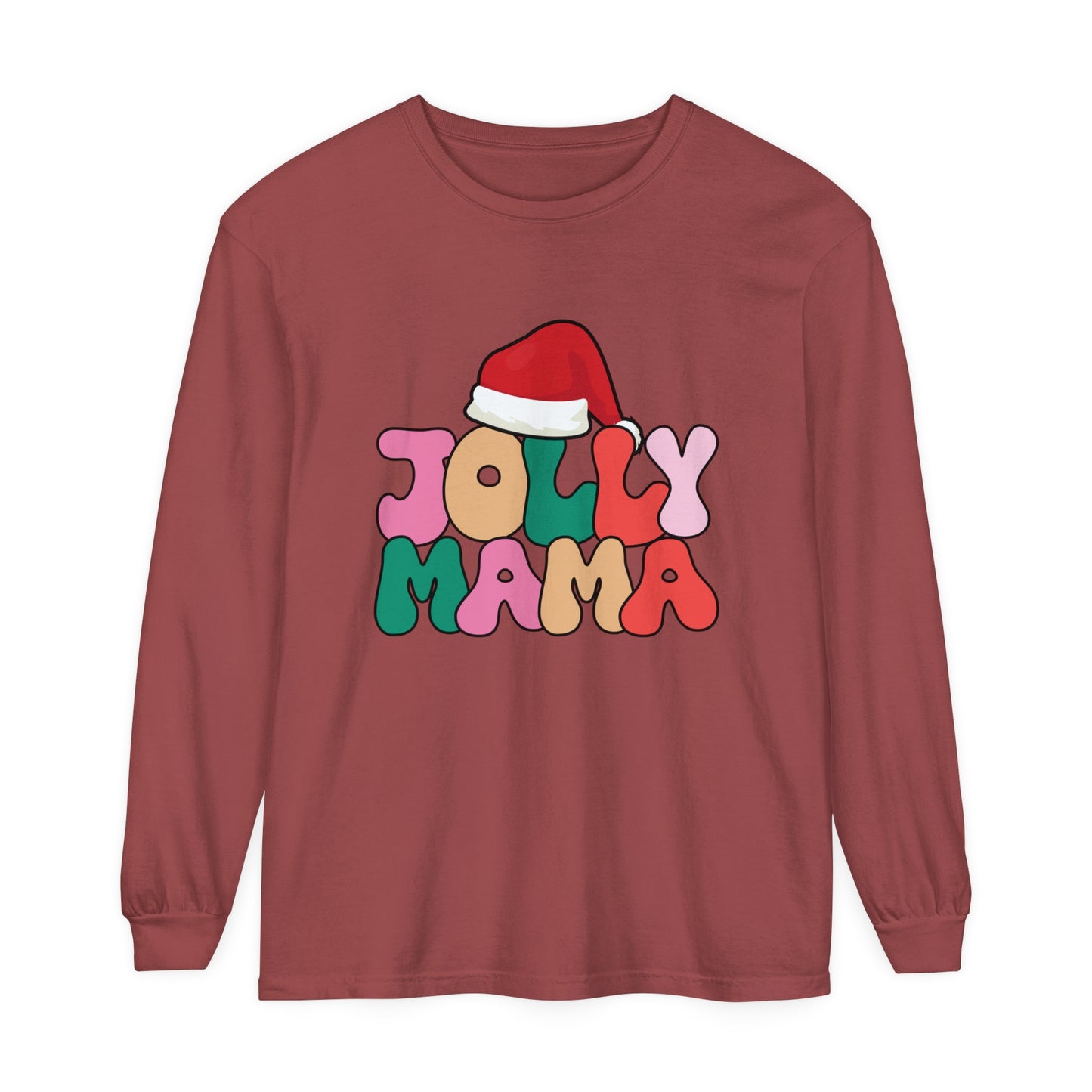 Jolly Mama Women's Loose Long Sleeve T-Shirt