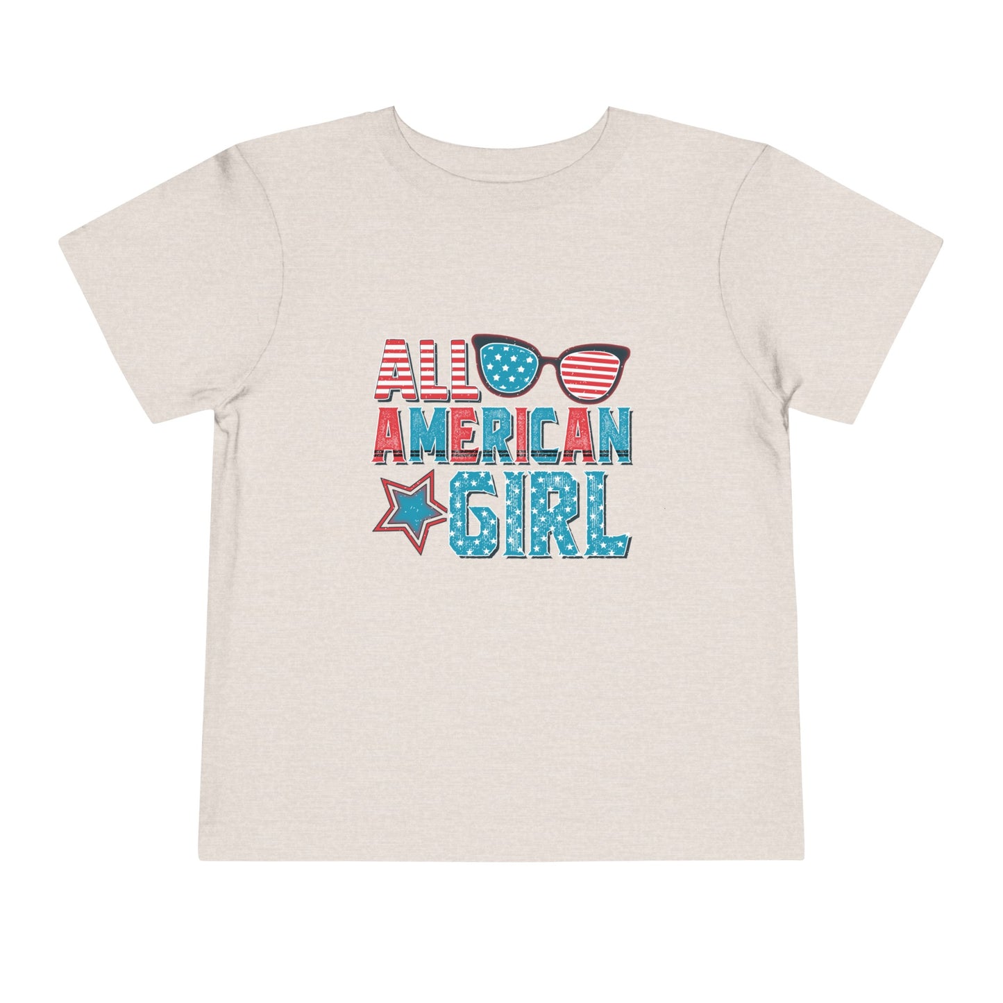 All American Toddler Girl's Short Sleeve Tee