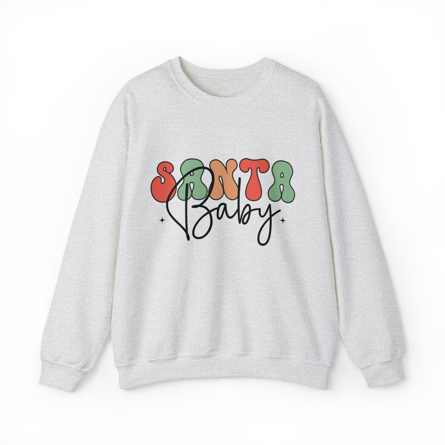 Santa Baby Women's Christmas Crewneck Sweatshirt