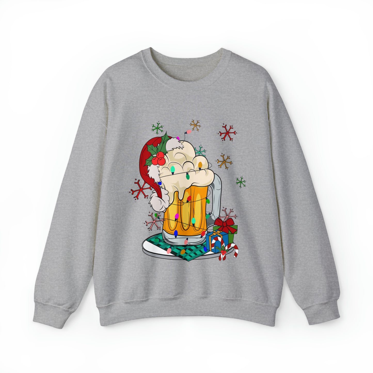 Christmas Beer Sweatshirt Men's and Women's