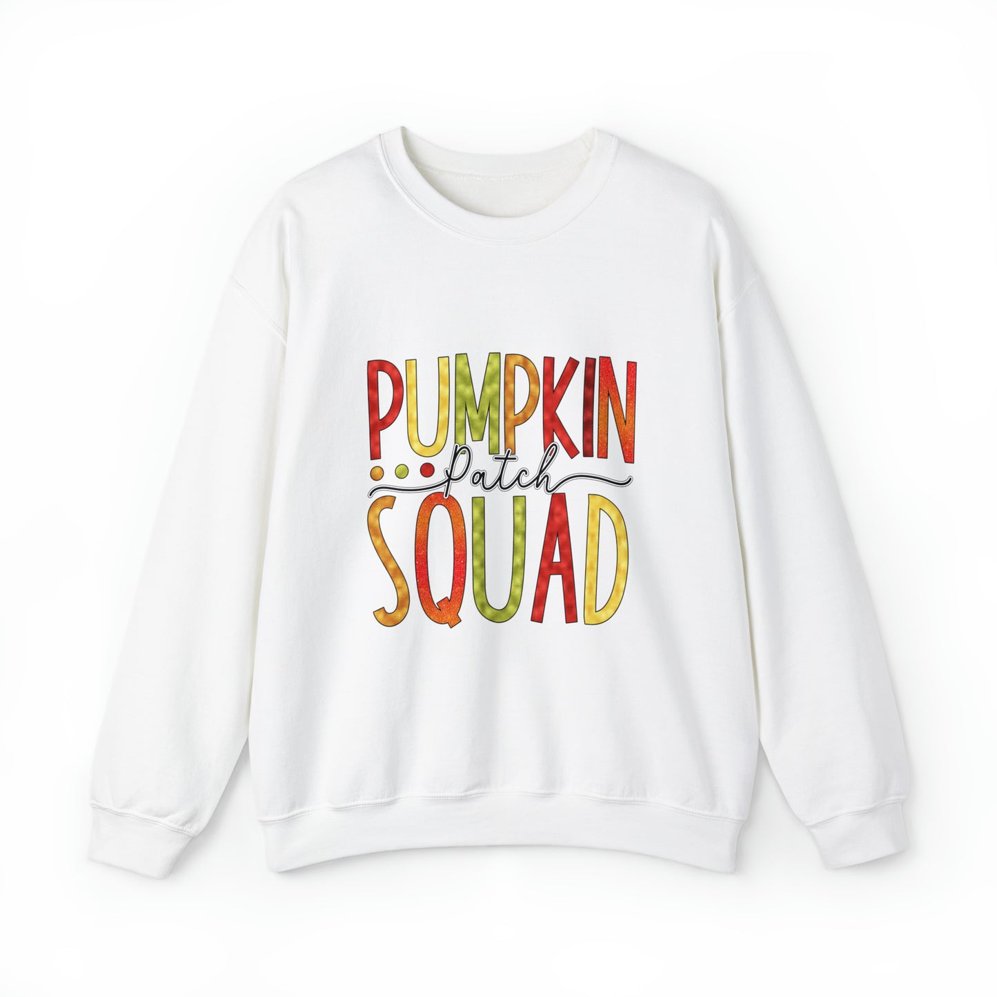 Style 6 Pumpkin Patch Squad  Women's Fall Crewneck Sweatshirt