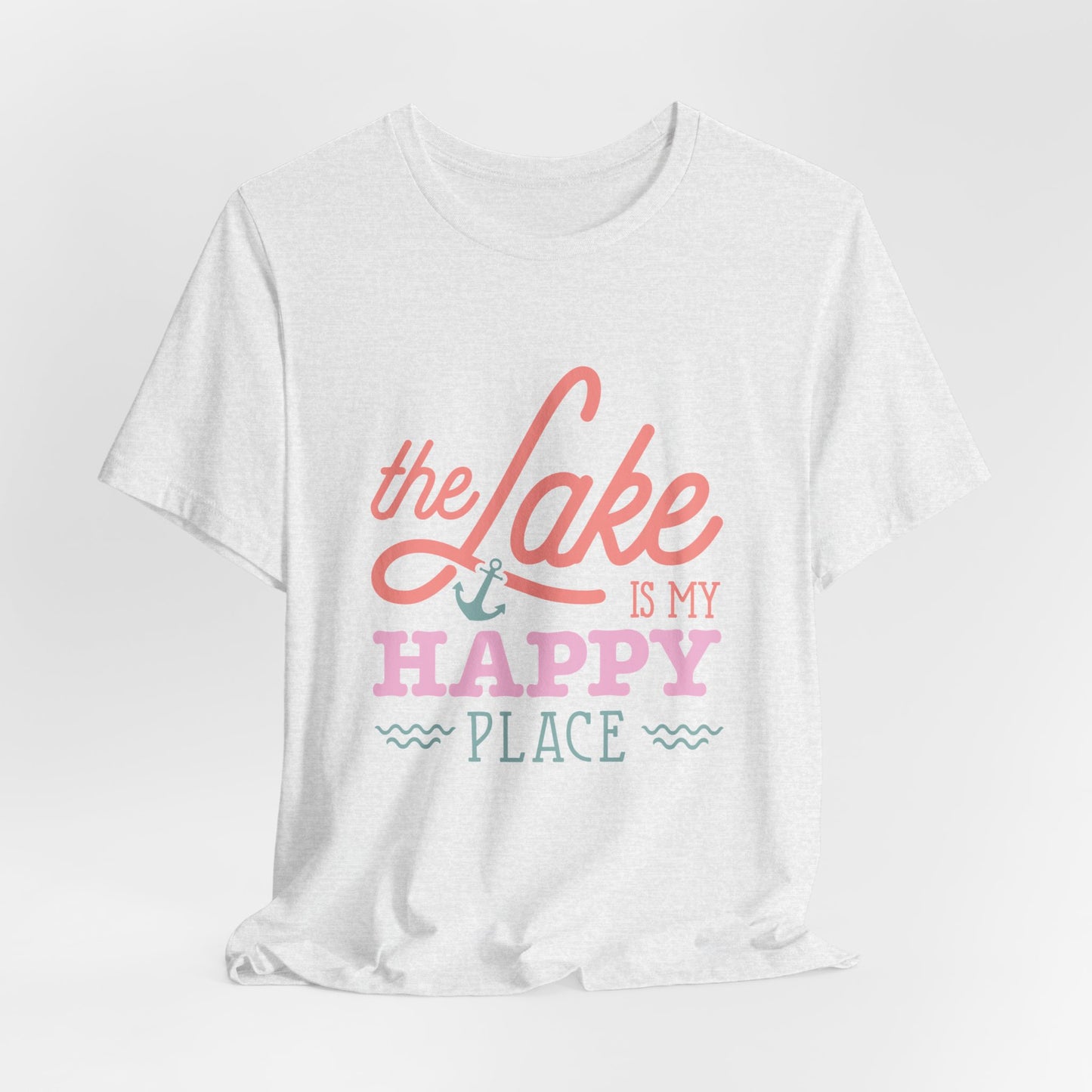 The Lake is My Happy Place Women's Short Sleeve Tee