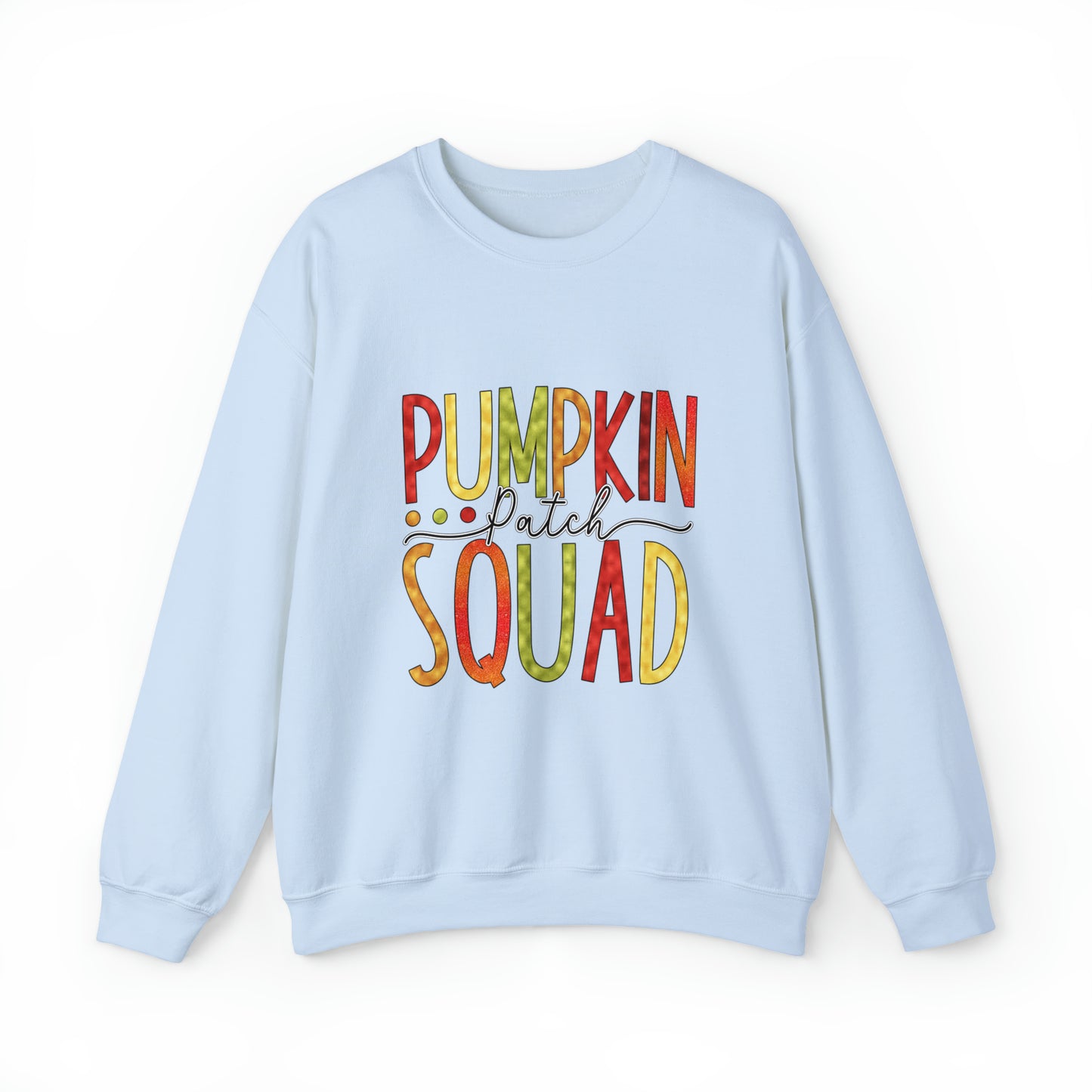 Style 6 Pumpkin Patch Squad  Women's Fall Crewneck Sweatshirt