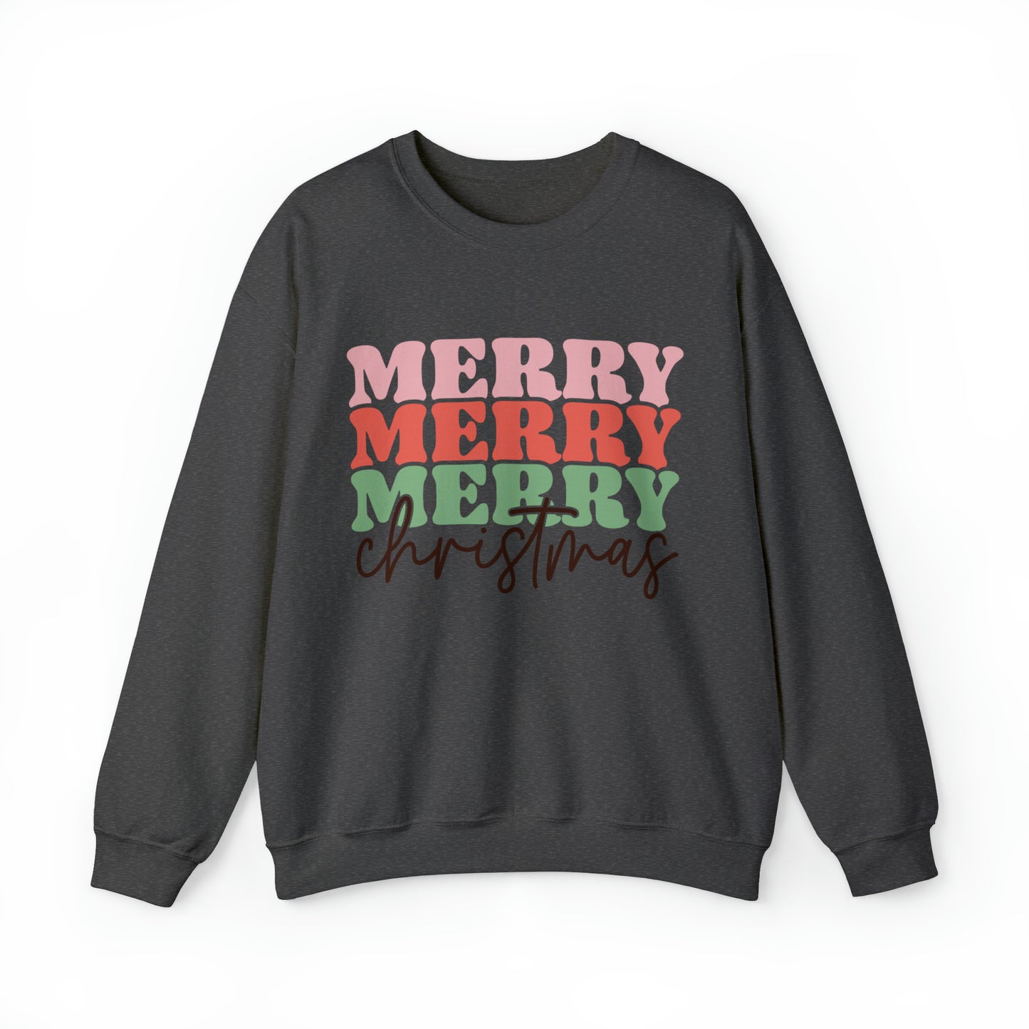 Merry Merry Merry Christmas Women's Crewneck Sweatshirt
