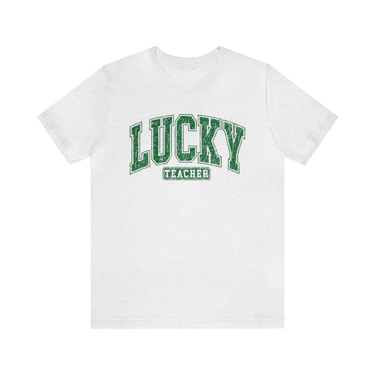 St. Patrick's Day Lucky Teacher Women's Tshirt