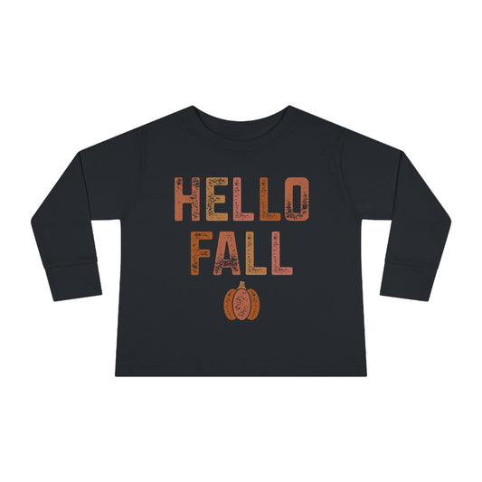 Hello Fall Toddler Long Sleeve Tee